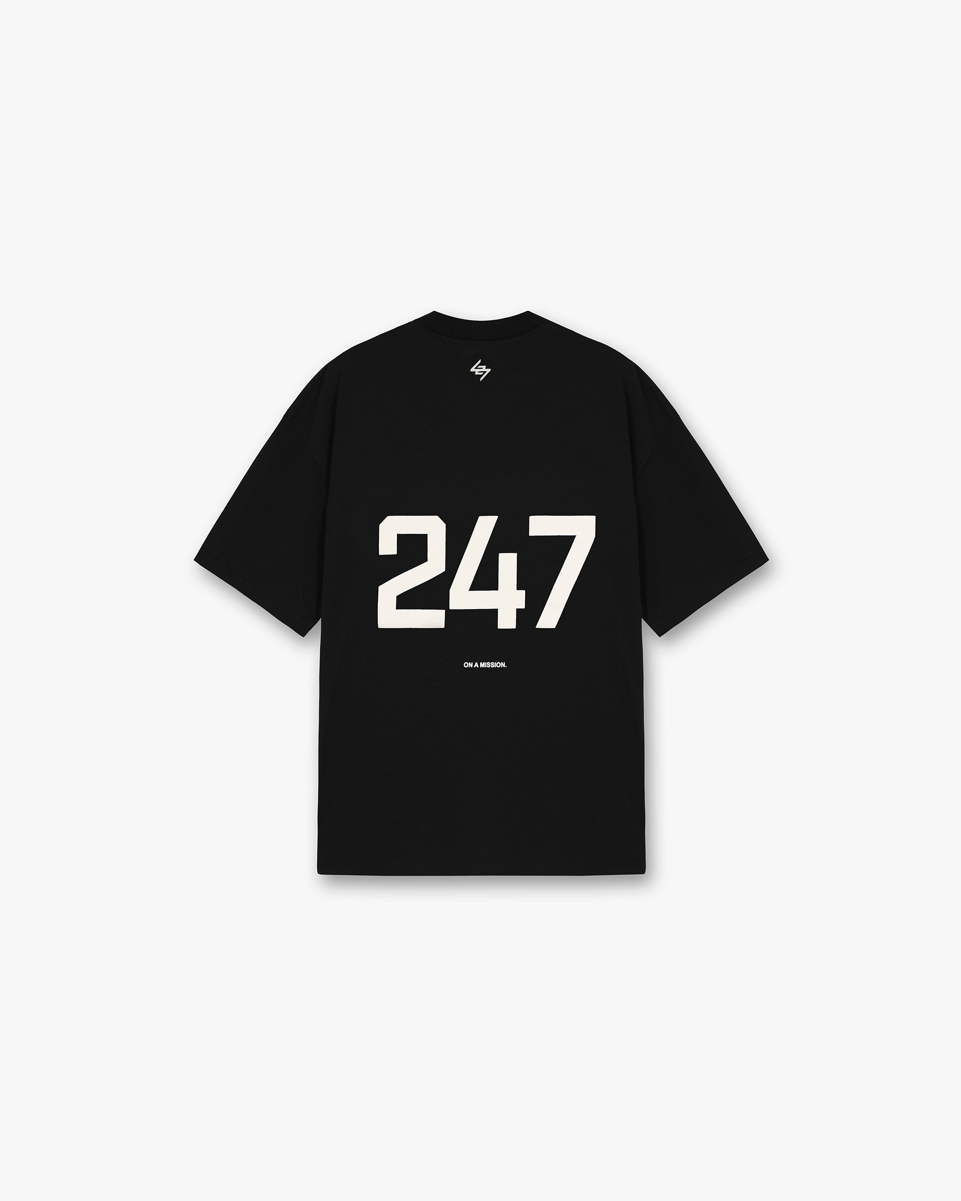 Represent 247 Oversized T-Shirt Jet Black