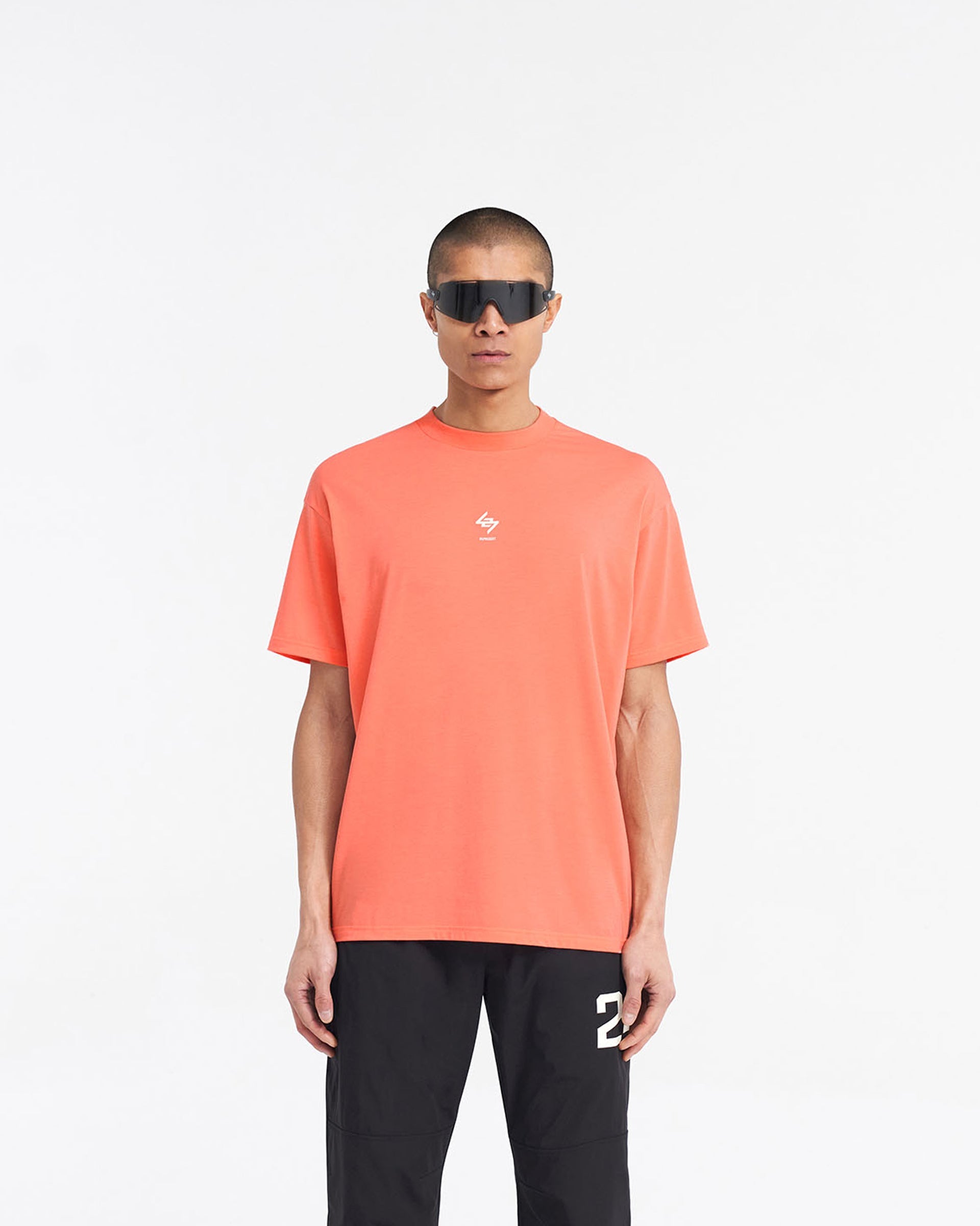 Represent 247 Oversized T-Shirt Coral