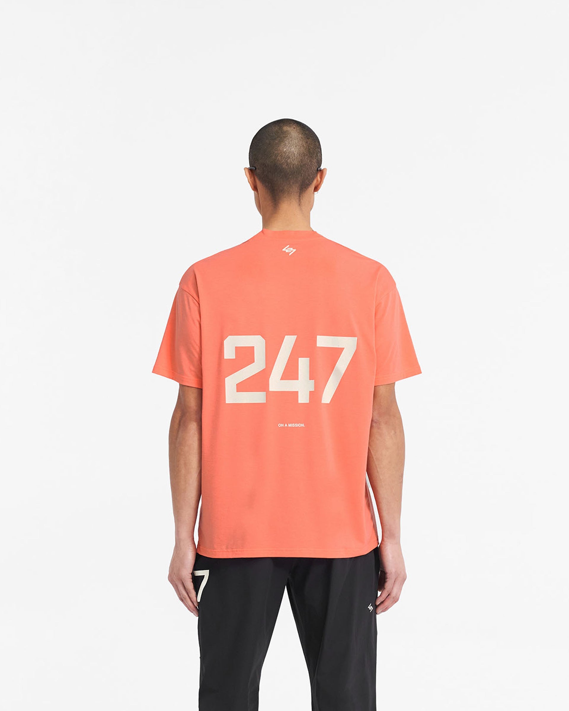 Represent 247 Oversized T-Shirt Coral