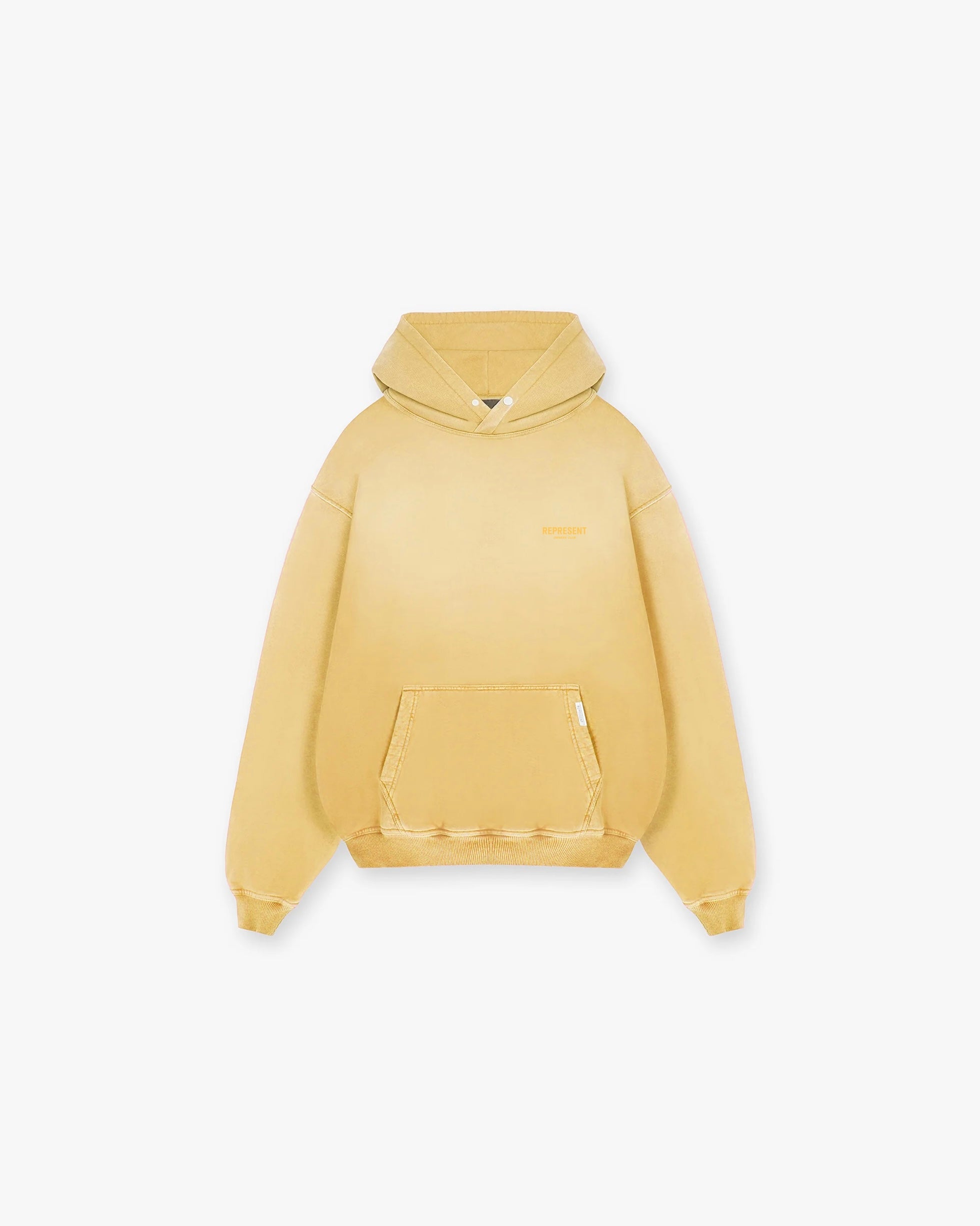 Represent Owners Club Hoodie Pastel Yellow