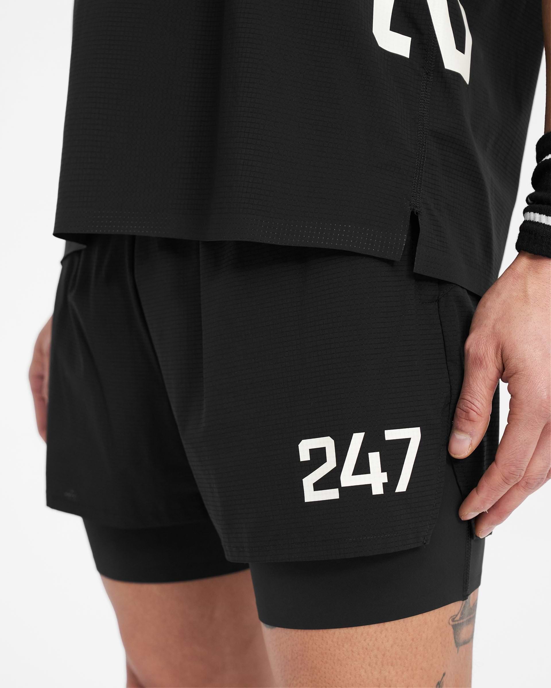 Represent 247 Trail Short Jet Black