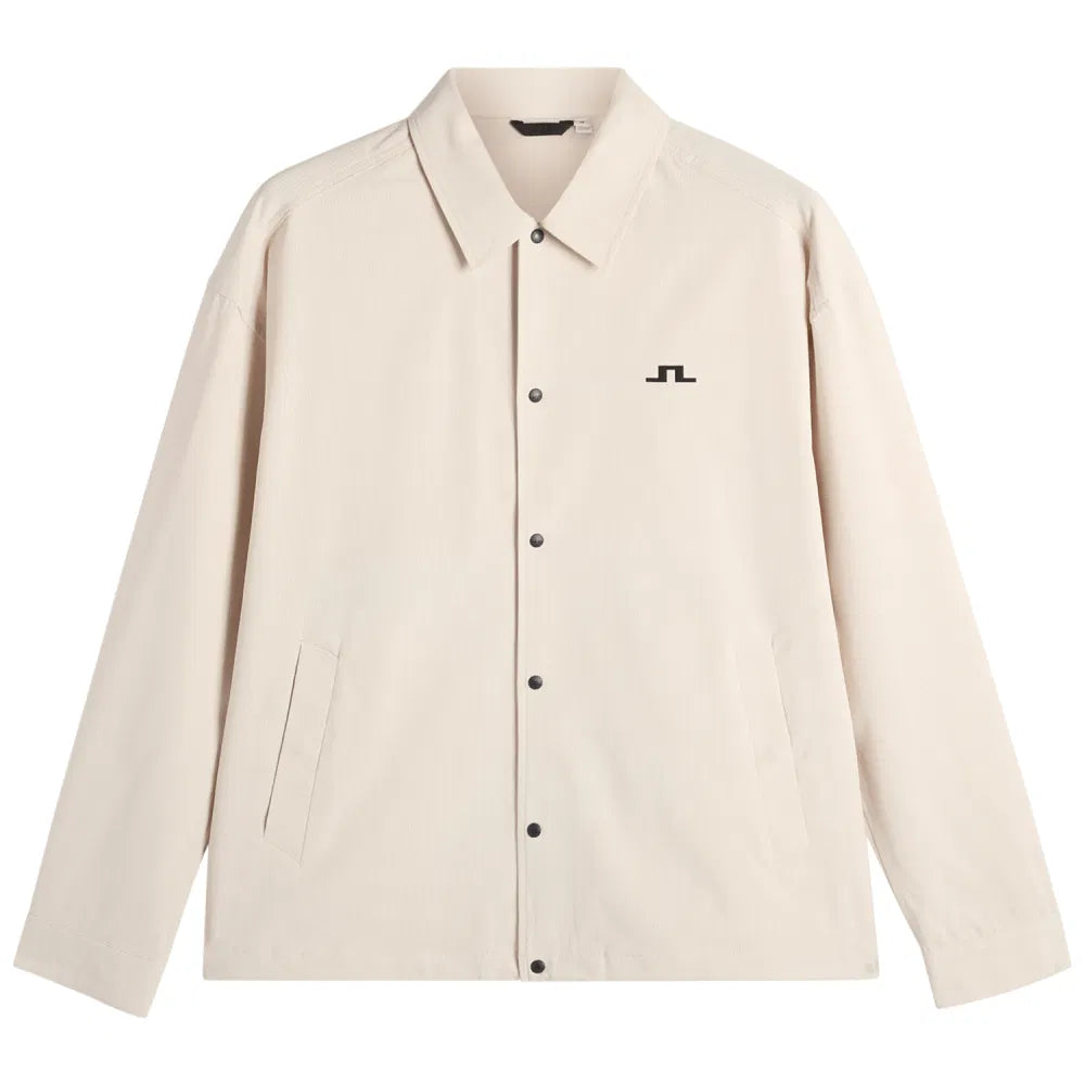J Lindeberg Dex Coach Overshirt Moonbeam