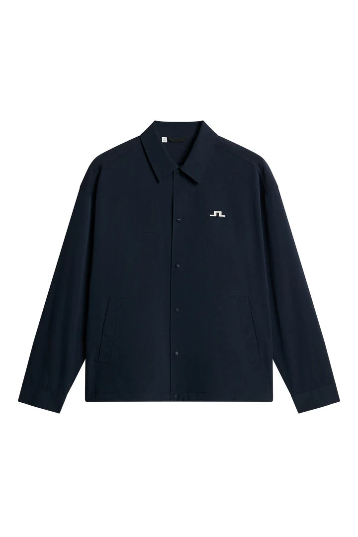 J Lindeberg Dex Coach Overshirt Navy