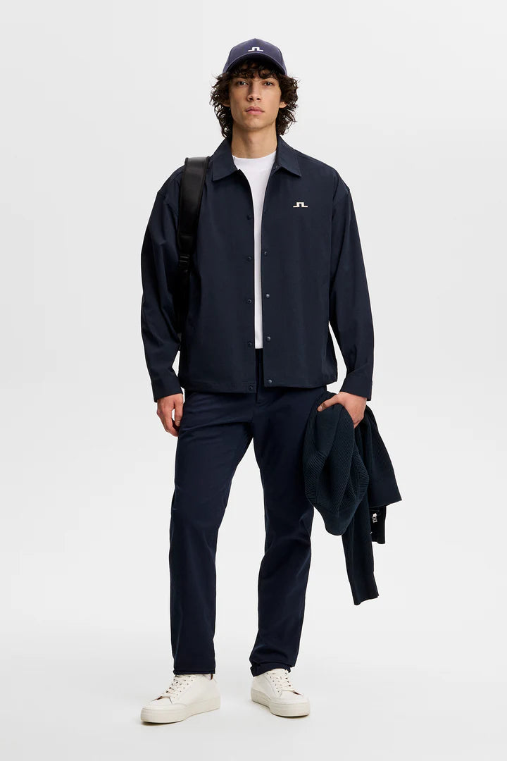 J Lindeberg Dex Coach Overshirt Navy