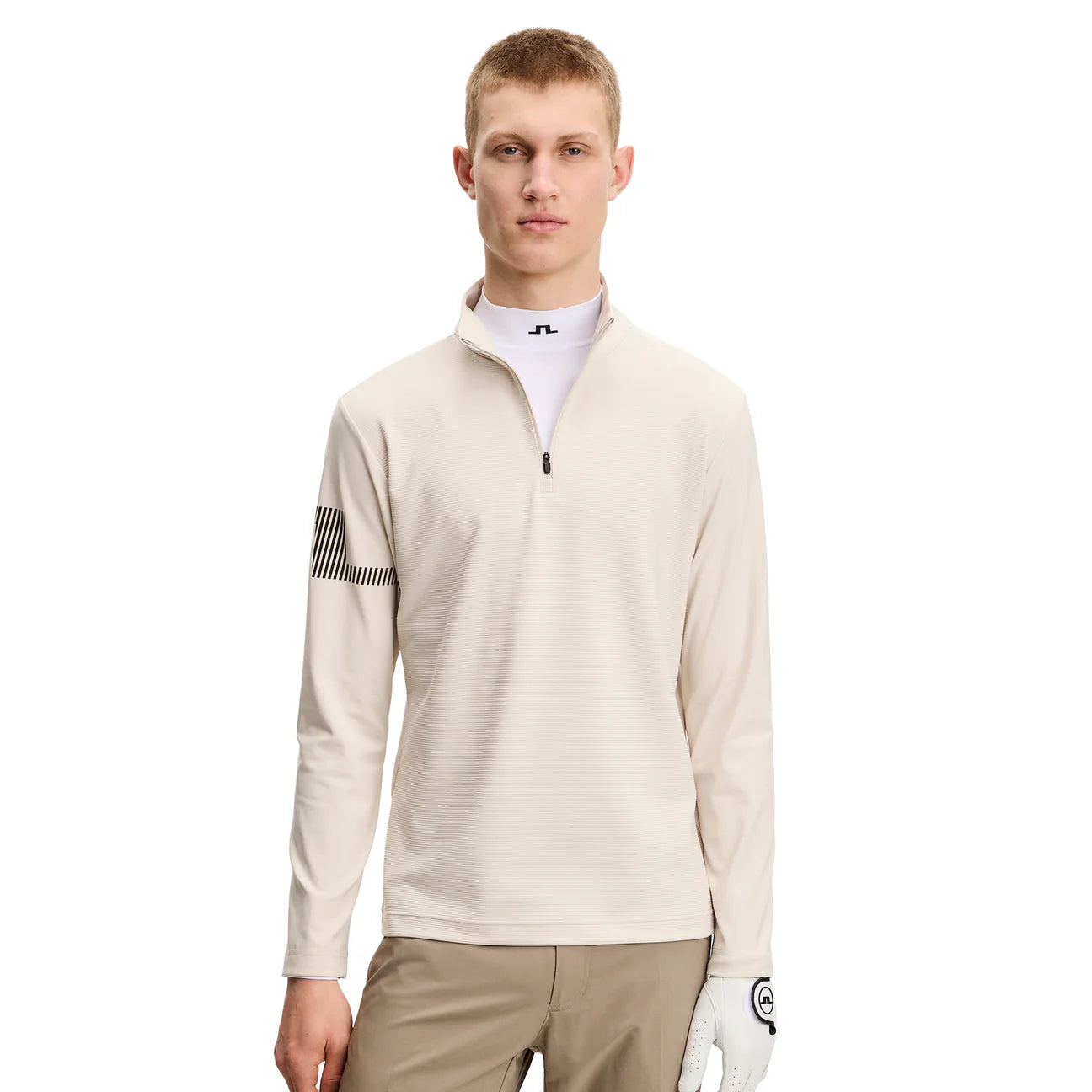 J Lindeberg Heath Strike Mid Layer Moonbeam