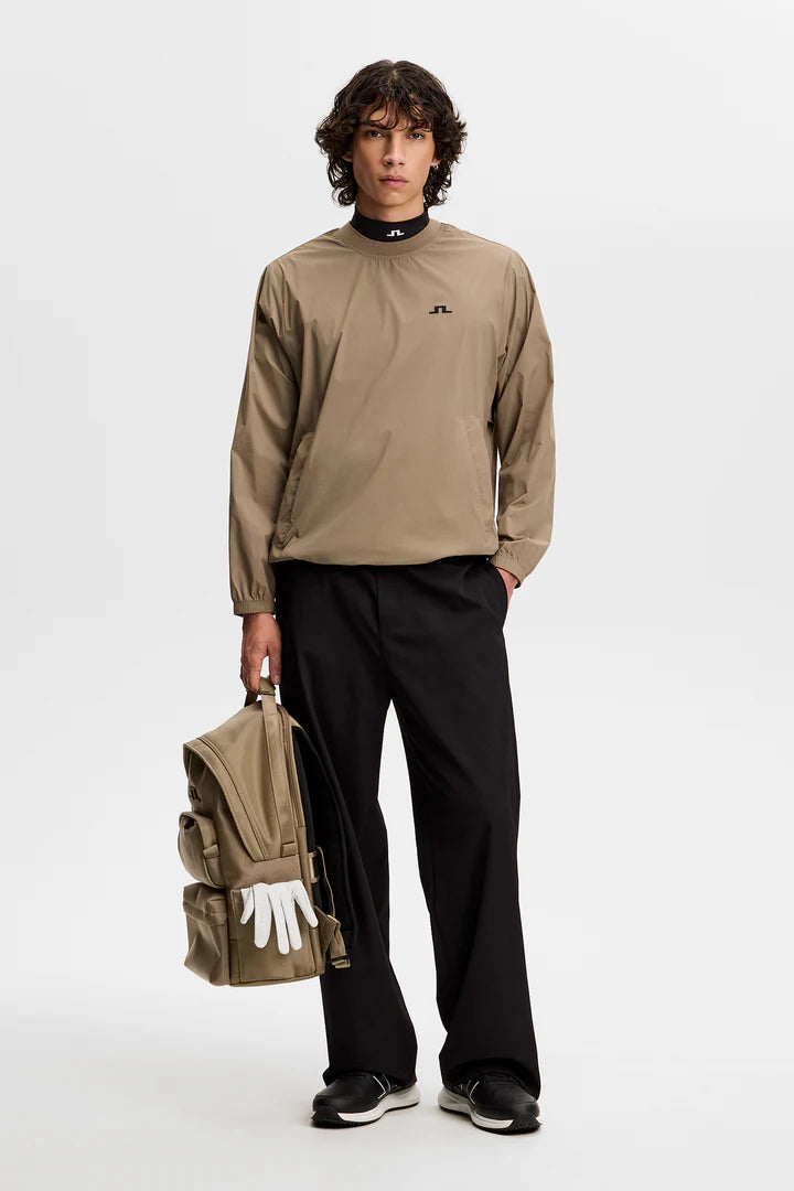 J Lindeberg Ulf Crewneck Windbreaker Brindle