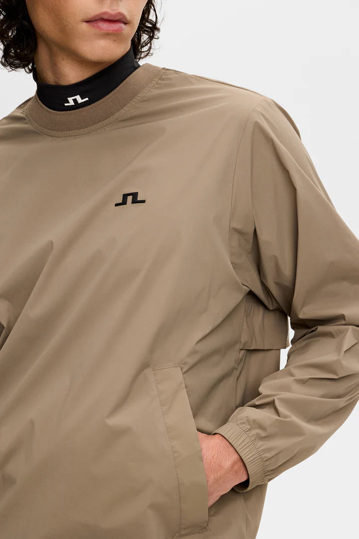 J Lindeberg Ulf Crewneck Windbreaker Brindle