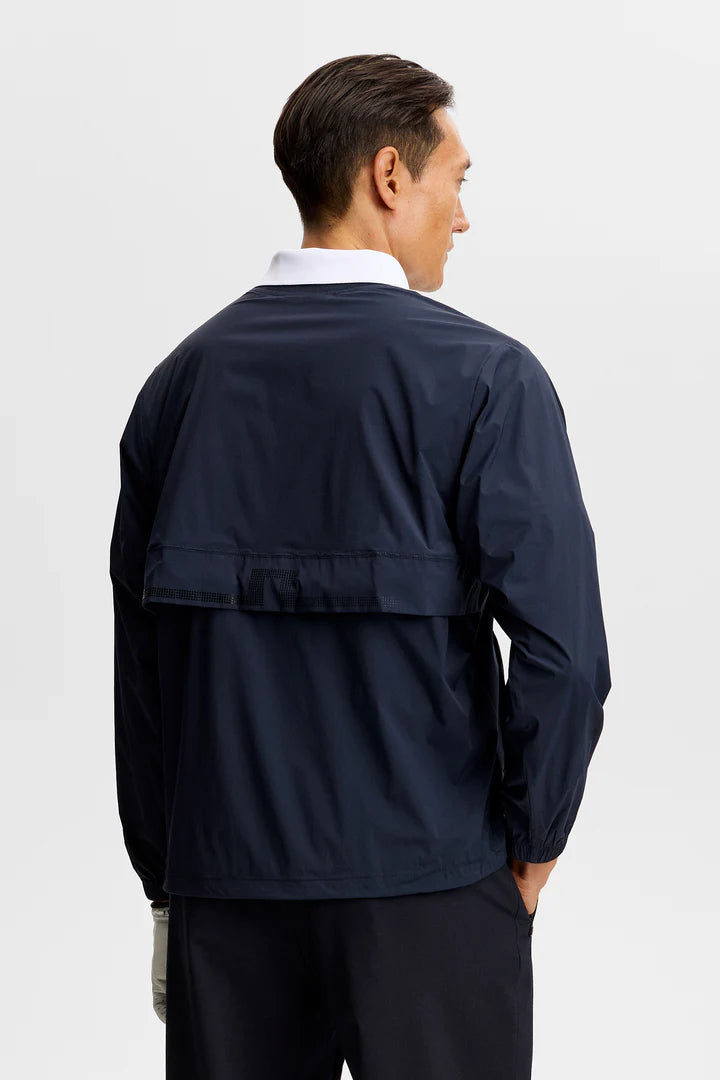 J Lindeberg Ulf Crewneck Windbreaker JL Navy