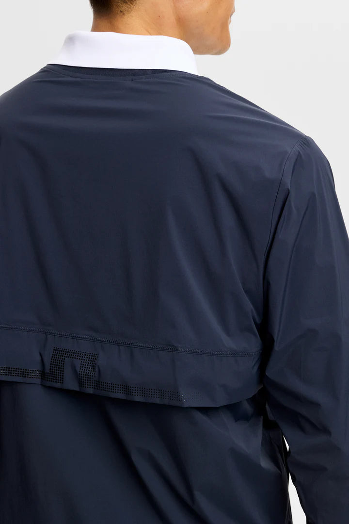 J Lindeberg Ulf Crewneck Windbreaker JL Navy