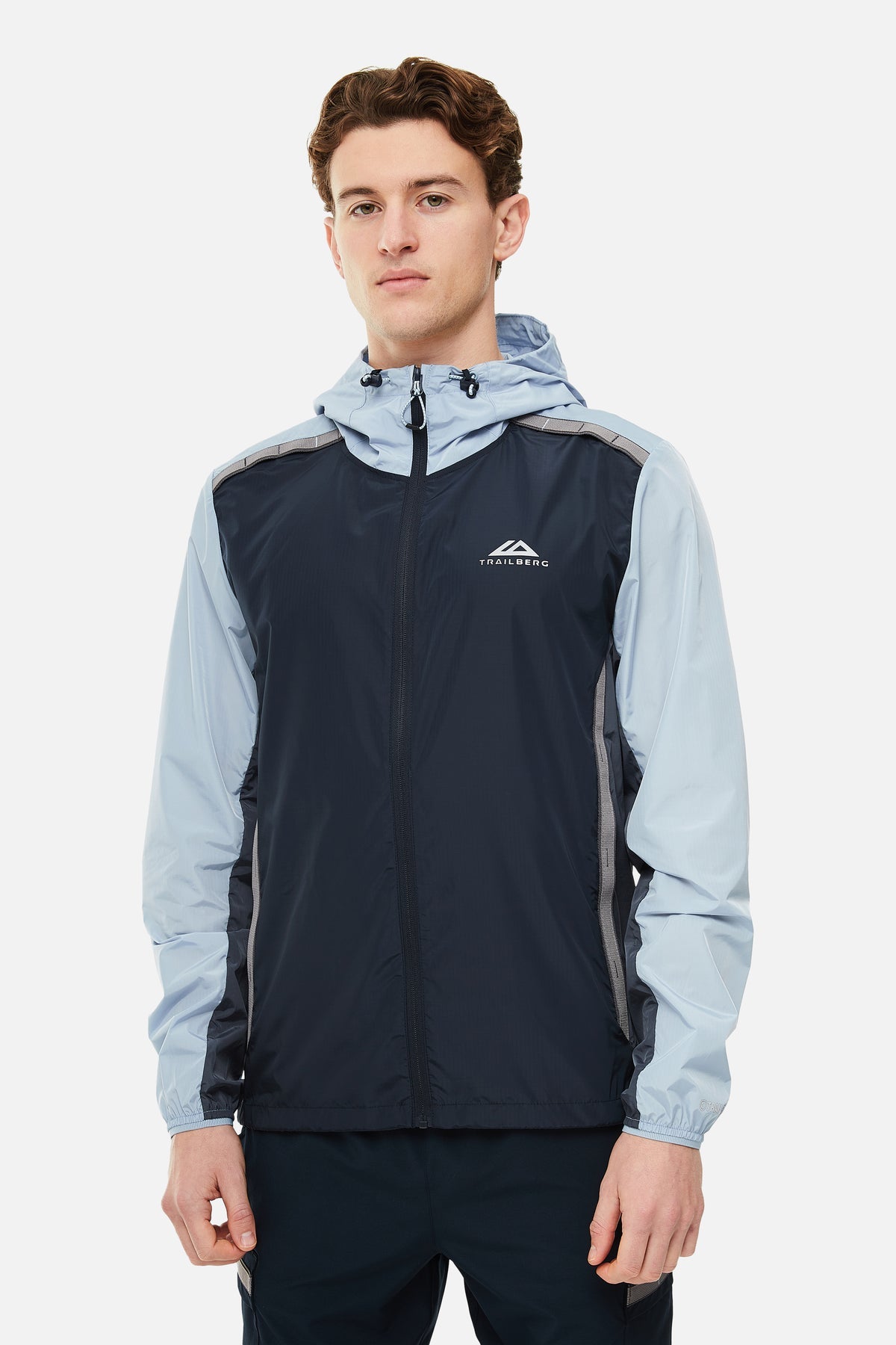 Trailberg SS25 Triathlon Windbreaker - Navy/Grey Blue