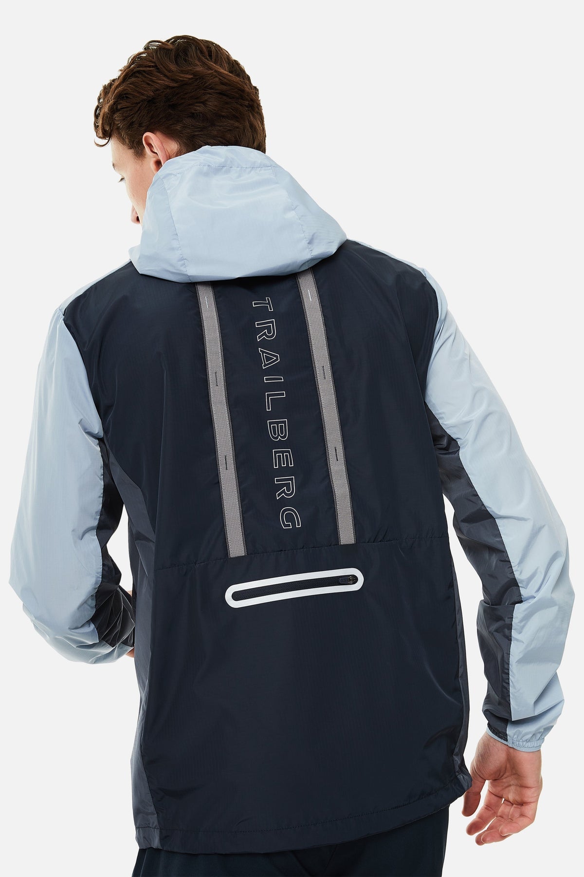 Trailberg SS25 Triathlon Windbreaker - Navy/Grey Blue