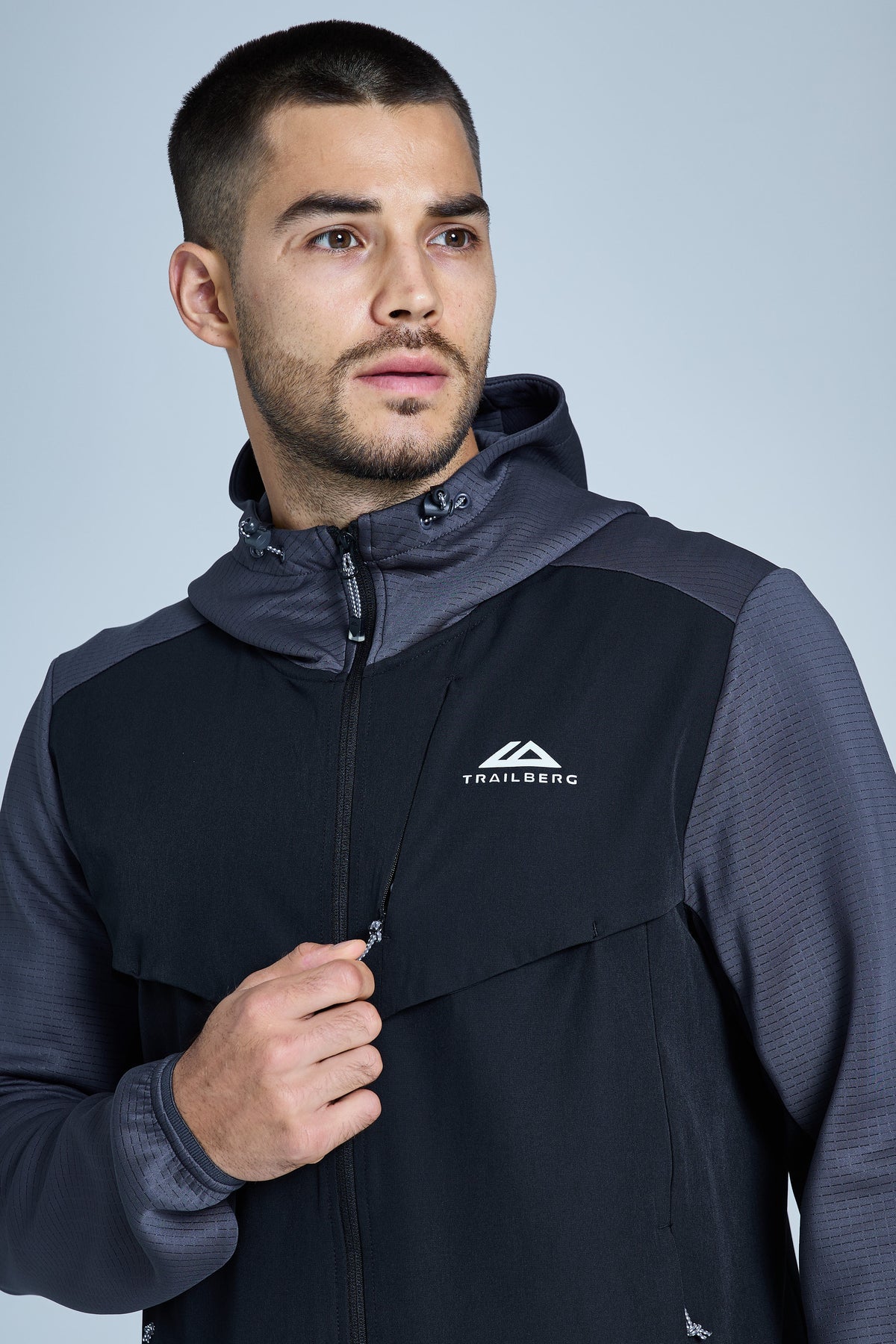 Trailberg Rapid Dash 2.0 Tracksuit - Black/Volcano Grey