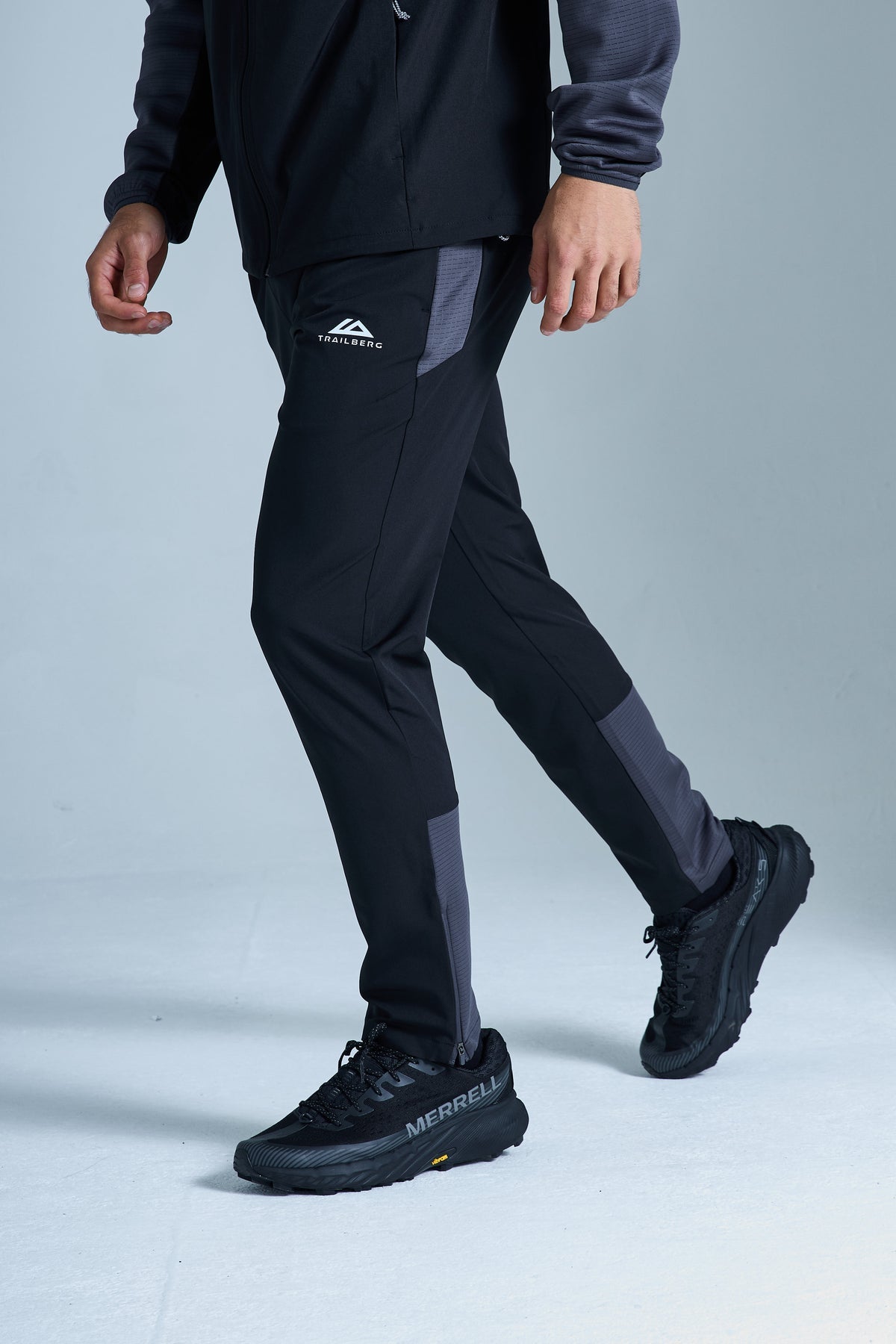 Trailberg Rapid Dash 2.0 Tracksuit - Black/Volcano Grey