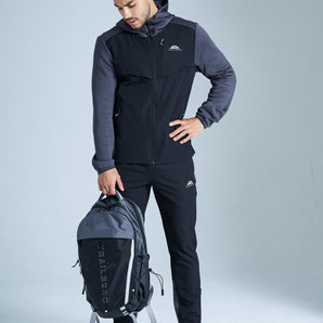 Trailberg Rapid Dash 2.0 Tracksuit - Black/Volcano Grey