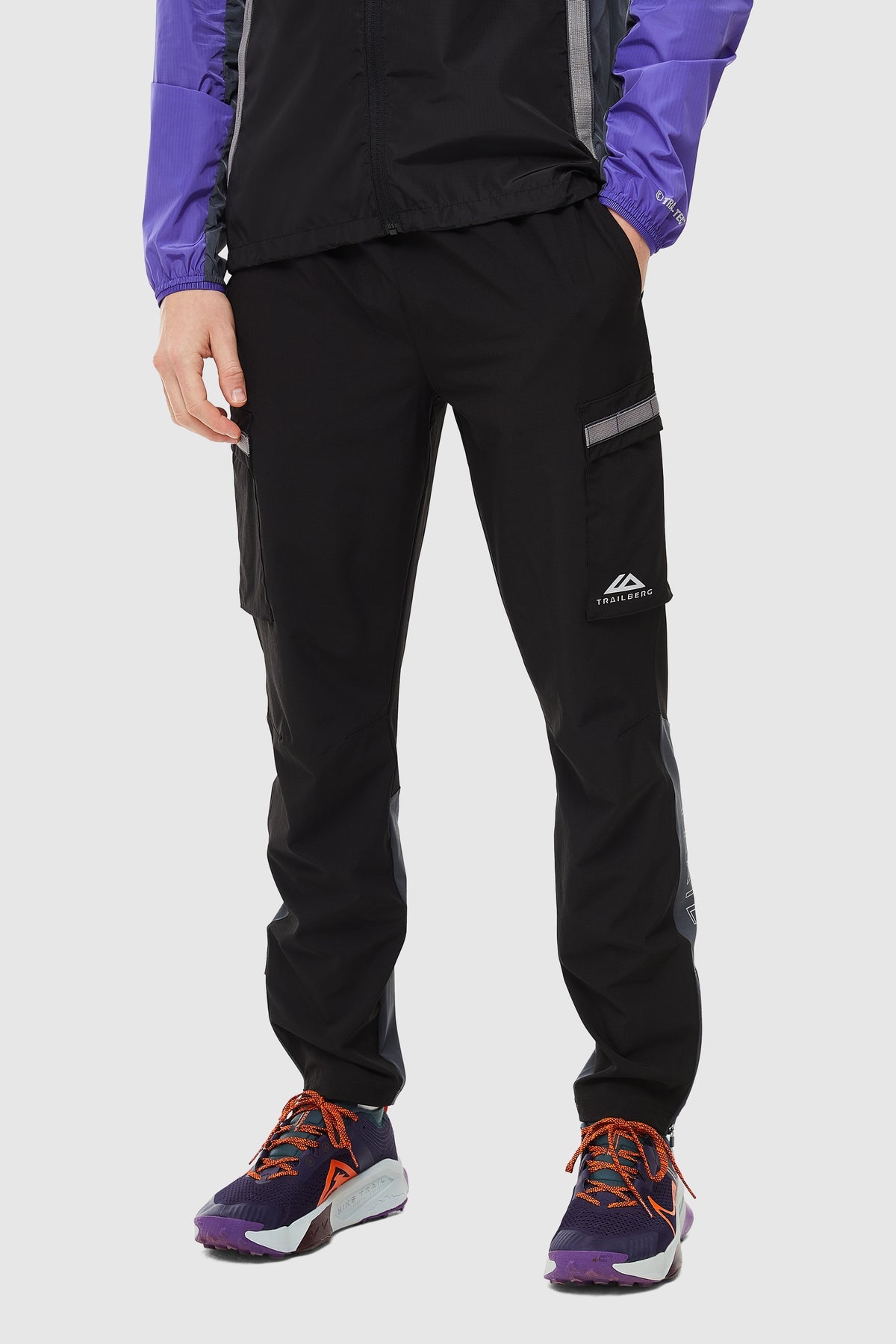 Trailberg SS25 Triathlon Pant - Black/Grey/Purple