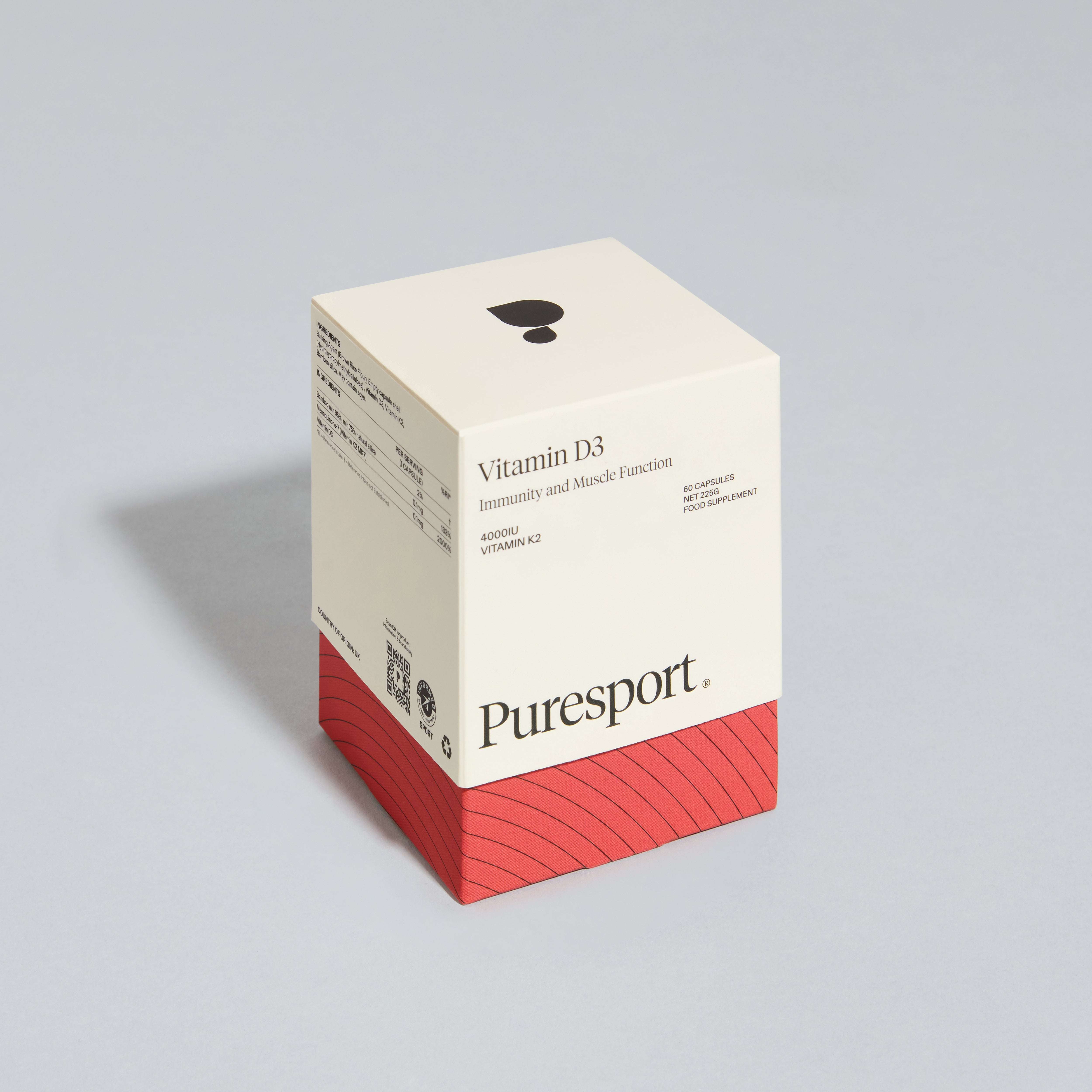 Puresport 4000IU Vitamin D3 + K2