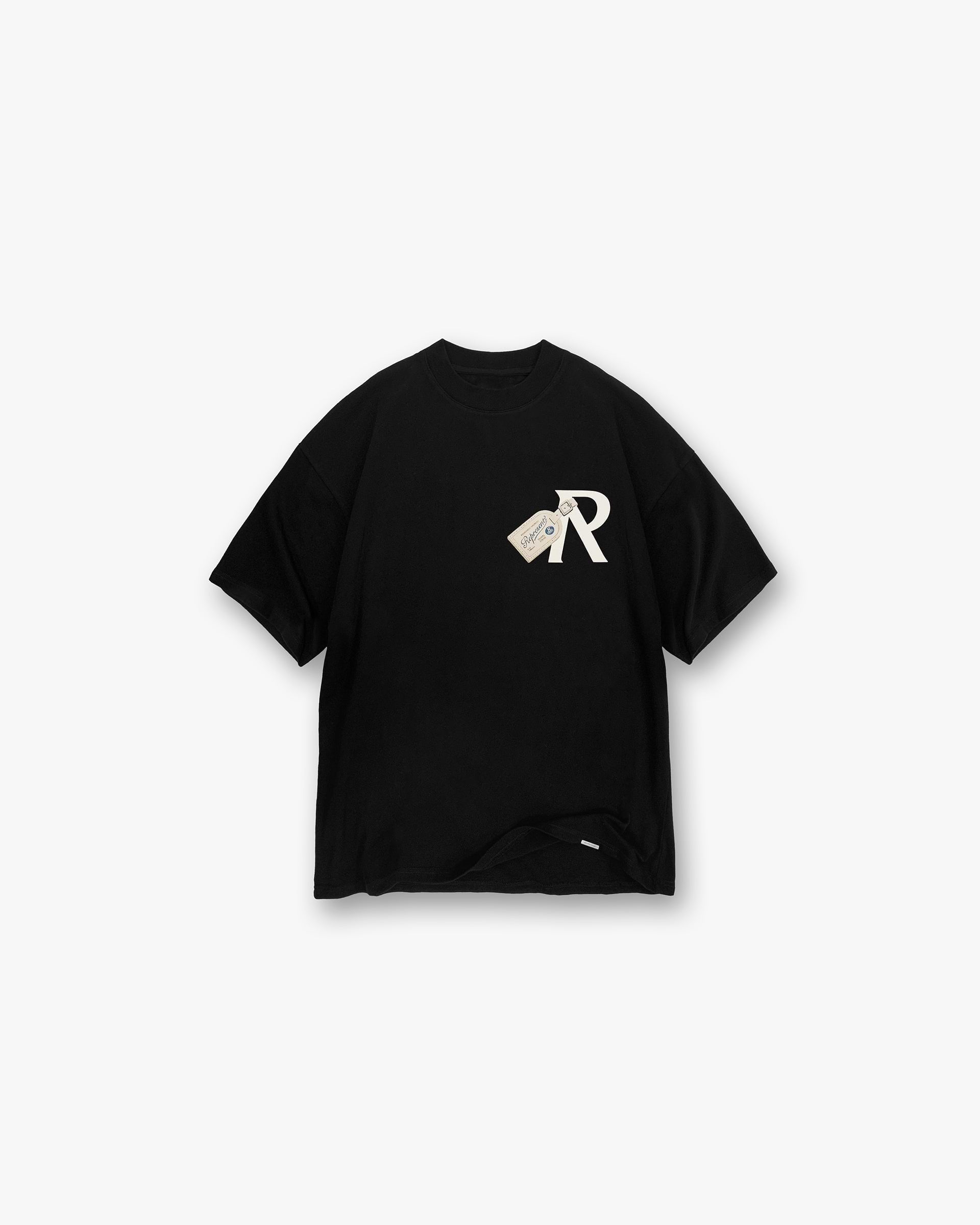 Represent Luggage Tag T-Shirt Jet Black