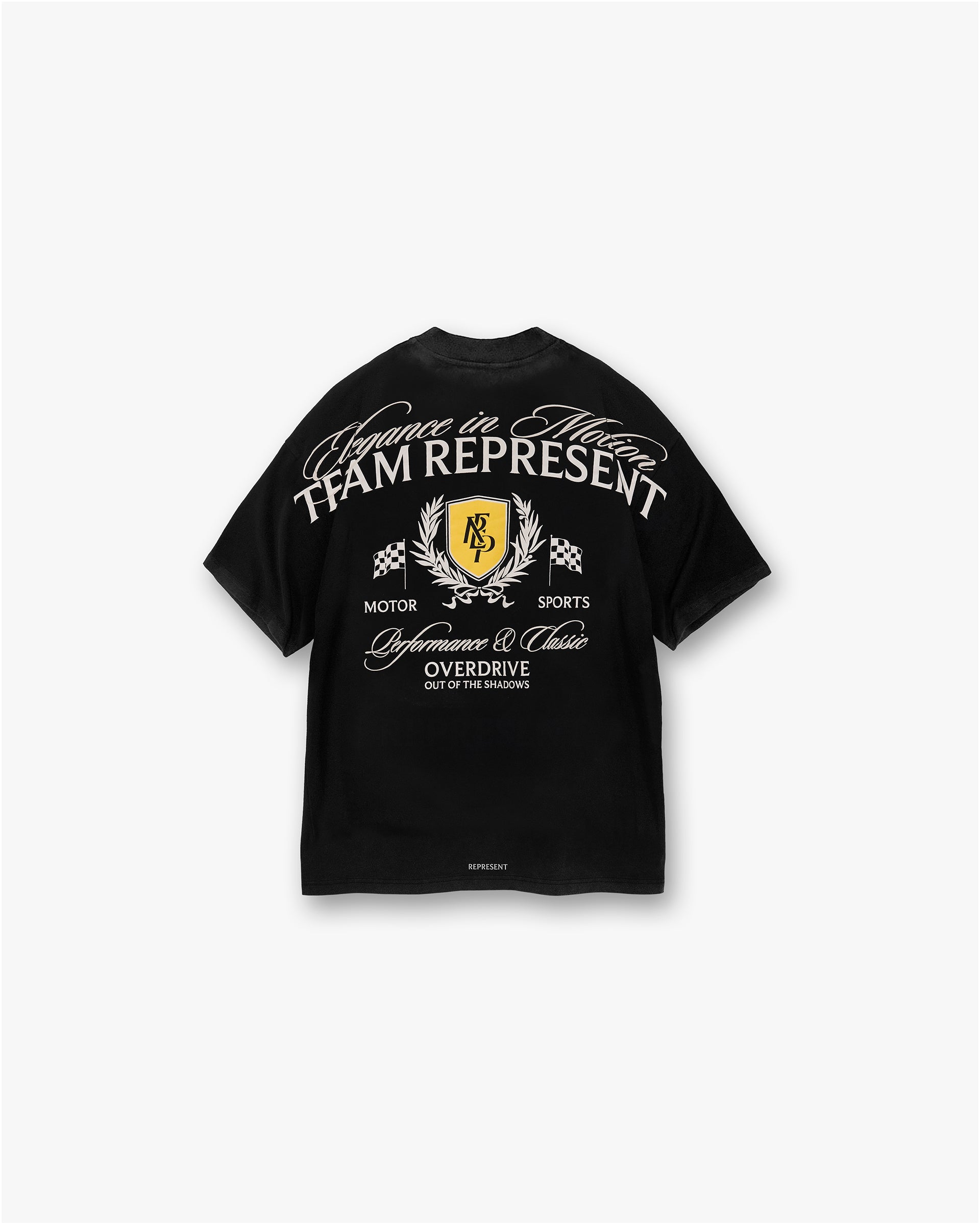Represent Crest T-Shirt Vintage Black