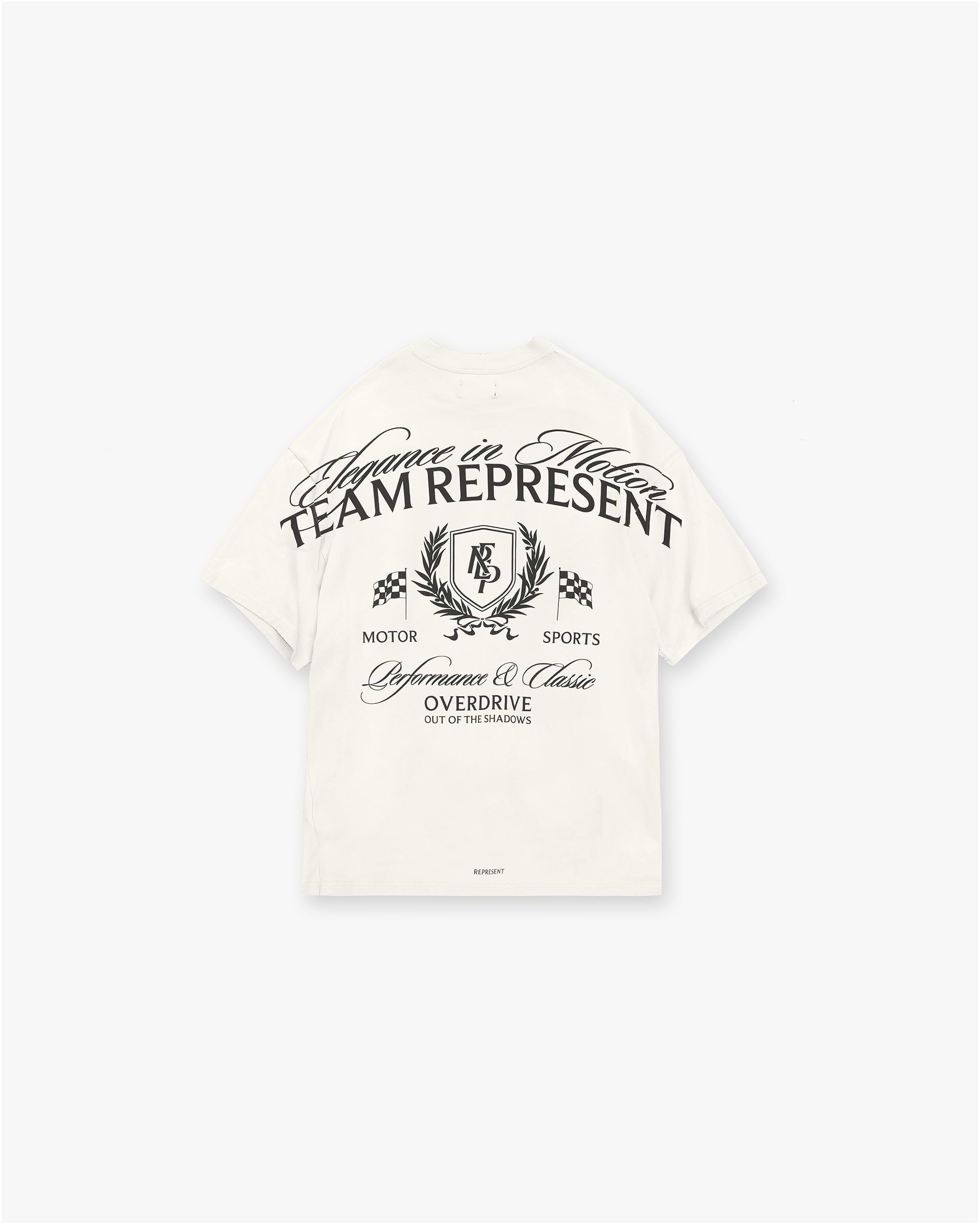Represent Crest T-Shirt Flat White