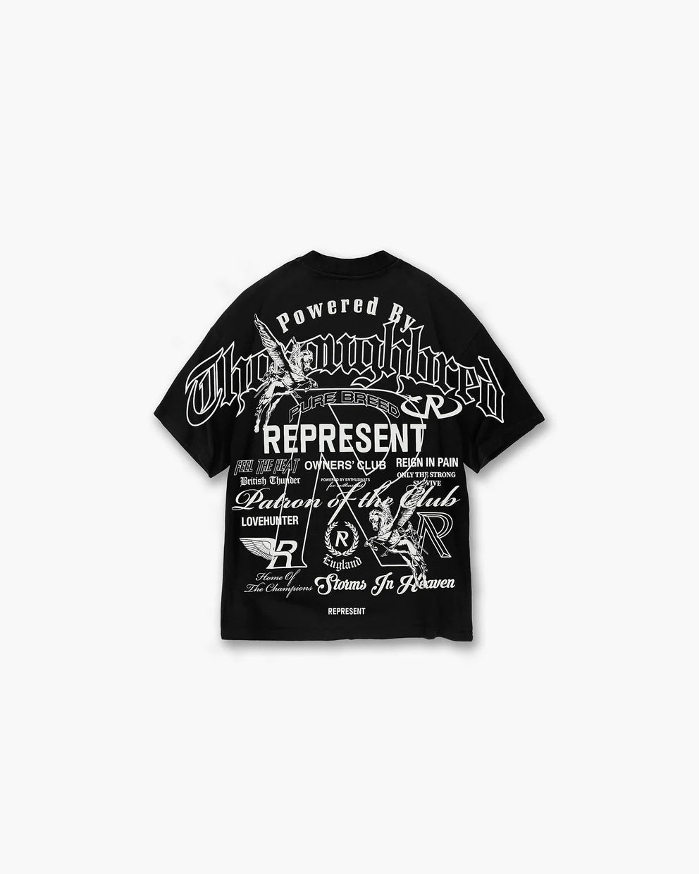 Represent Monochrome Icons T-Shirt Black