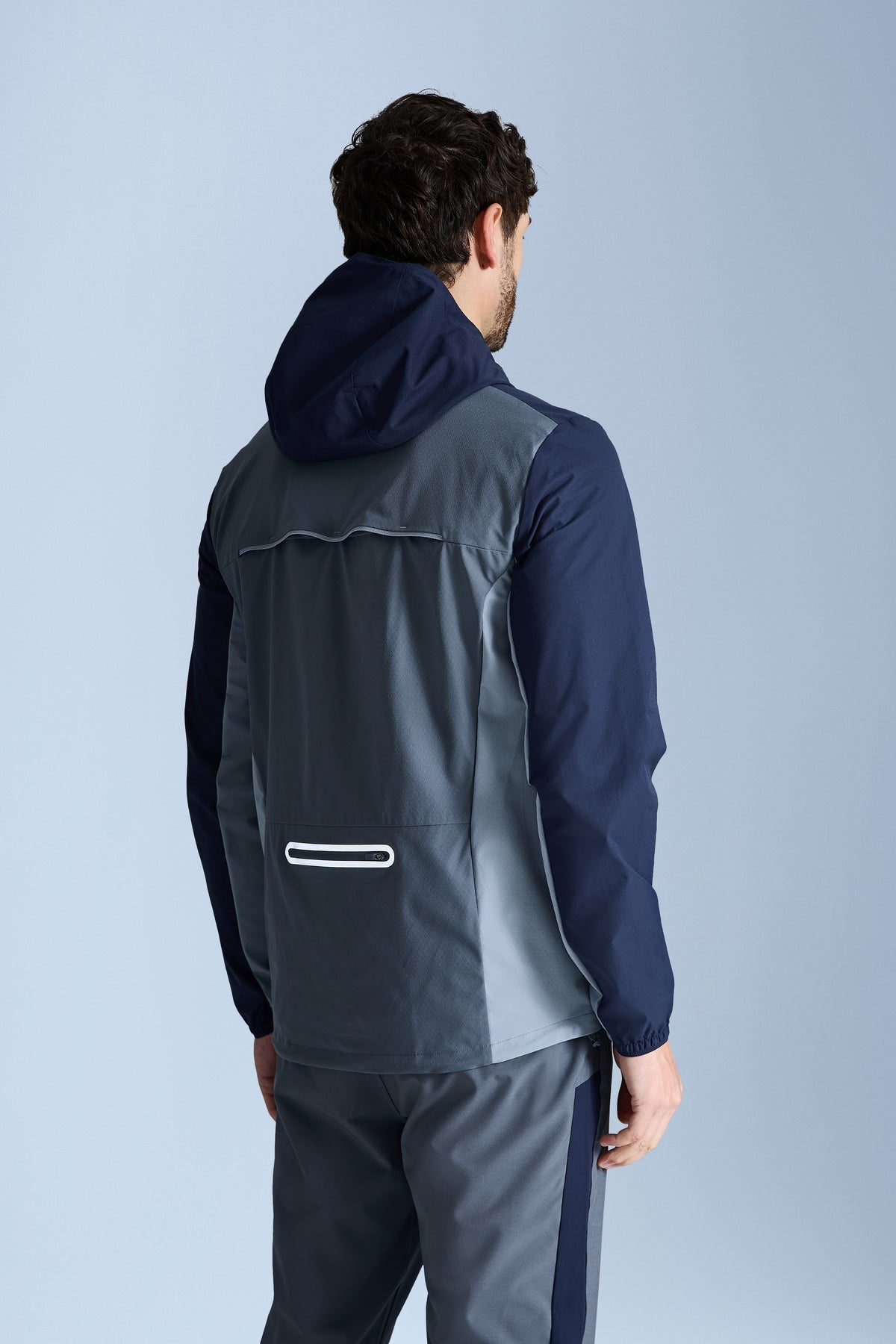 Trailberg AW25 Triathlon Windbreaker - Storm Grey/Navy Blue/Cloud Haze