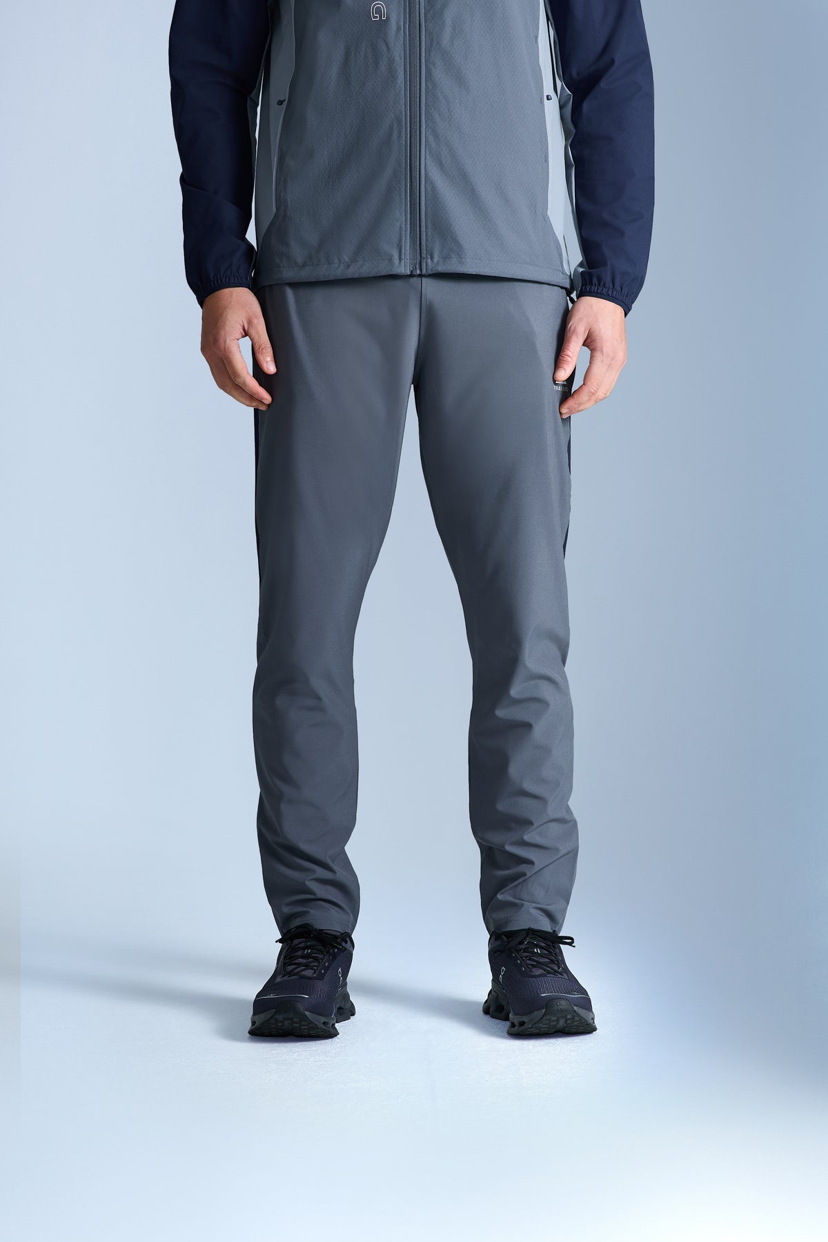 Trailberg AW25 Triathlon Pant - Storm Grey/Navy Blue