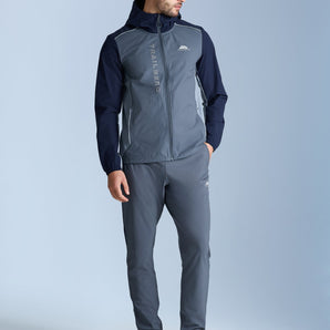 Trailberg AW25 Tracksuit - Storm Grey/Navy Blue