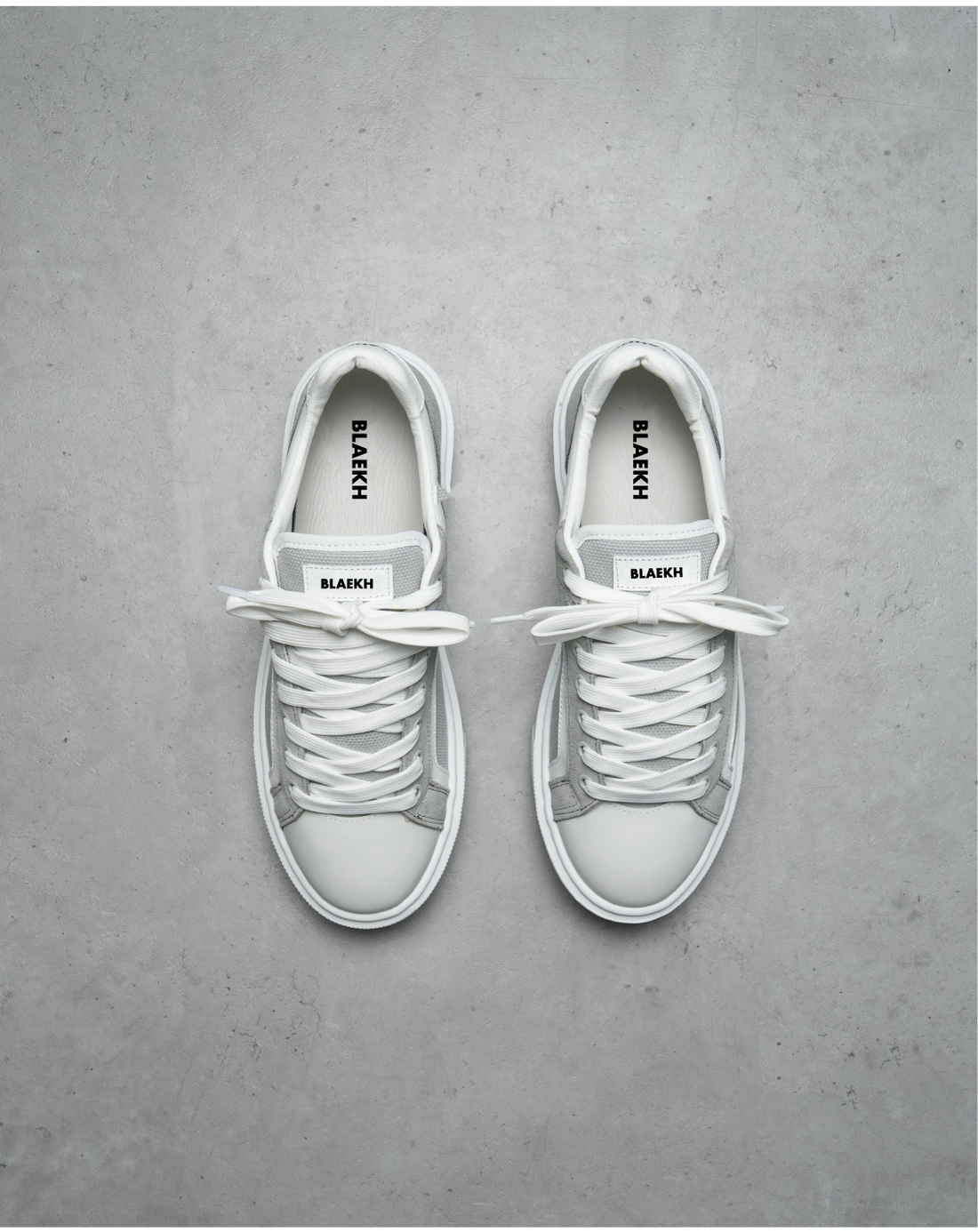 Blaekh Staple Sneaker White/Grey