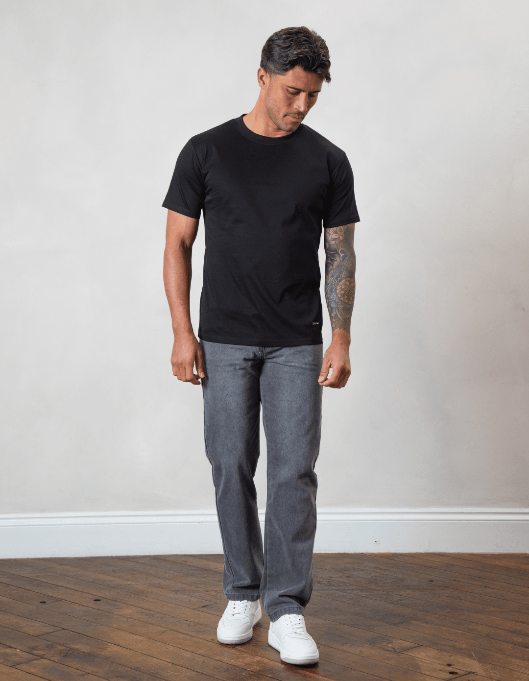 Bélier Black Mercerised T-Shirt