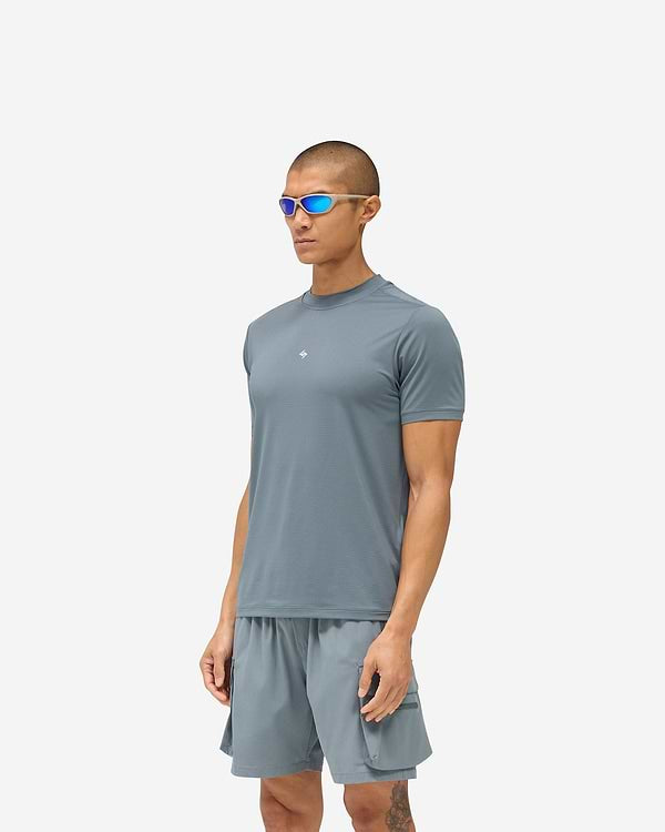 Represent 247 DNA Mesh T-Shirt - Dusky Navy