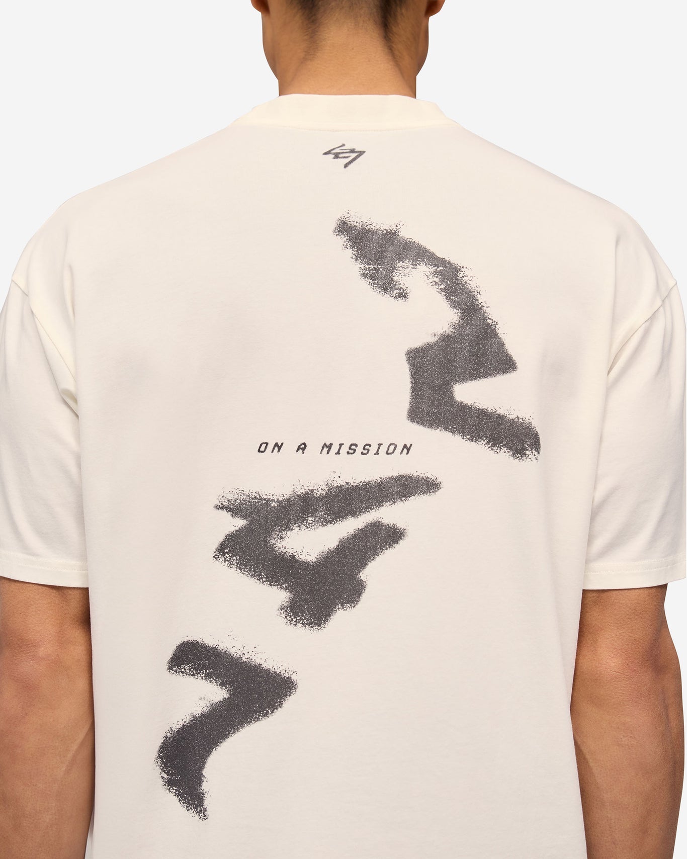 Represent 247 Motion Oversized T-Shirt - Flat White