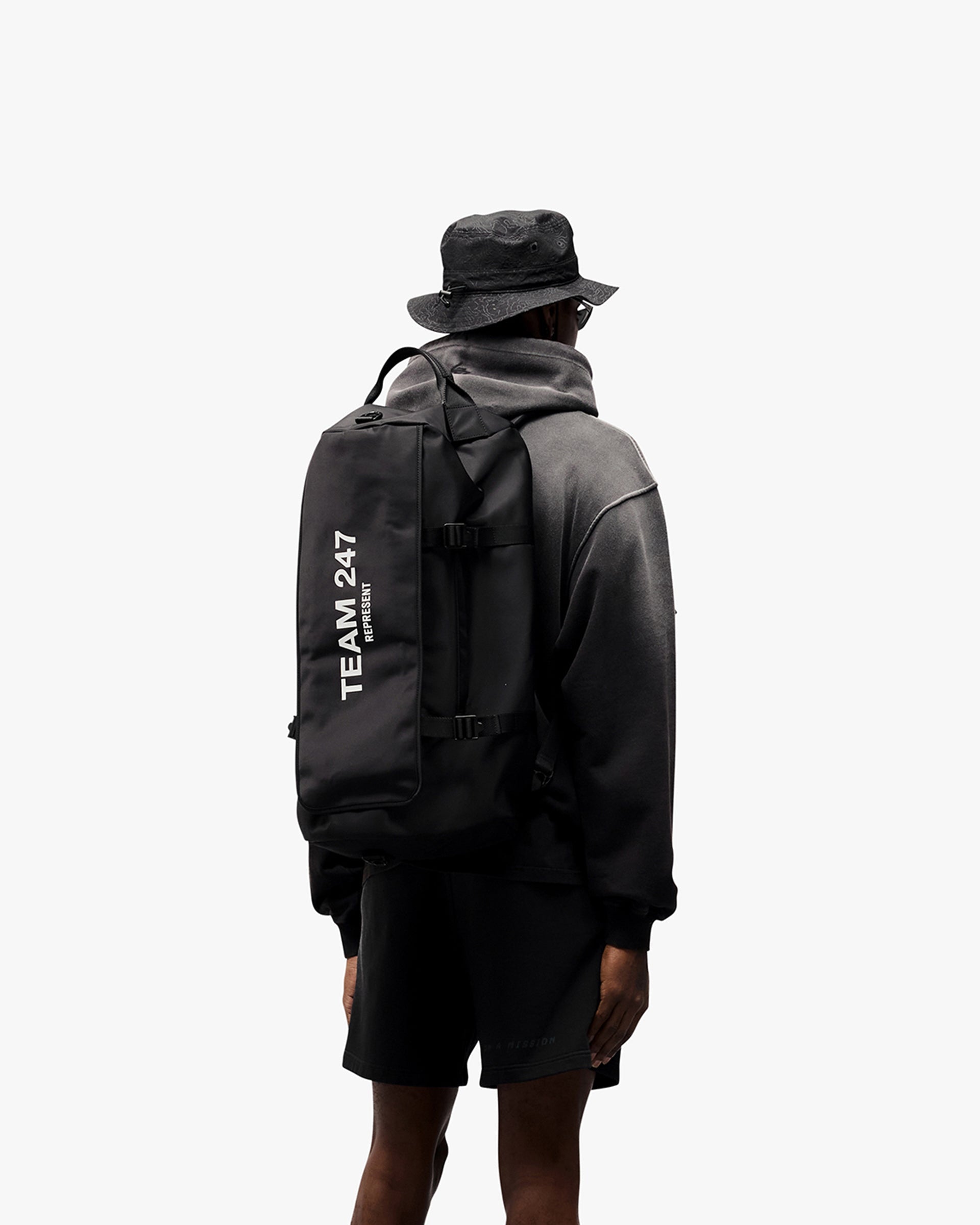 Represent 247 Motion Oversized Hoodie - Black