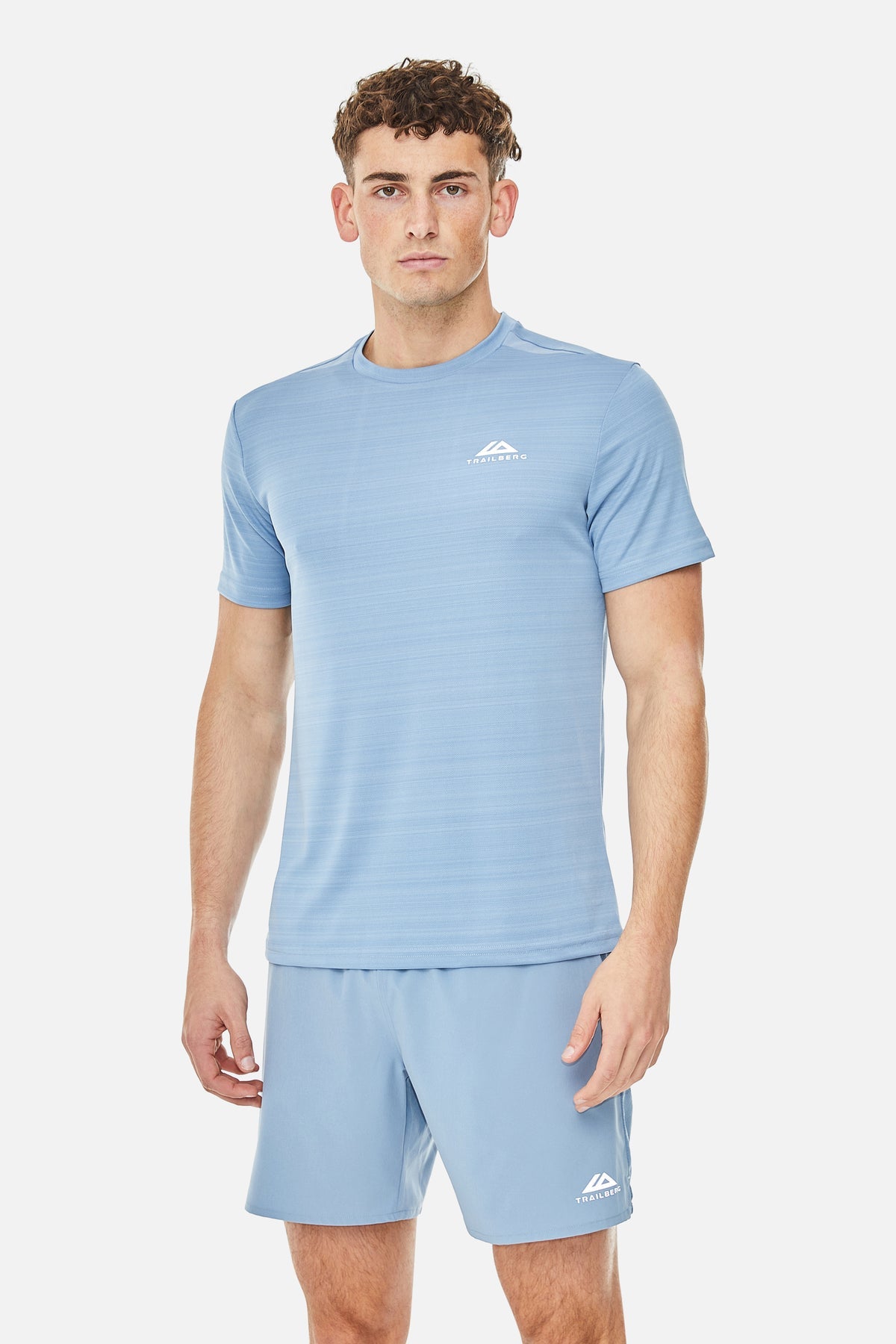 Trailberg Cloud SS25 Tee - Washed Indigo/Frost Blue