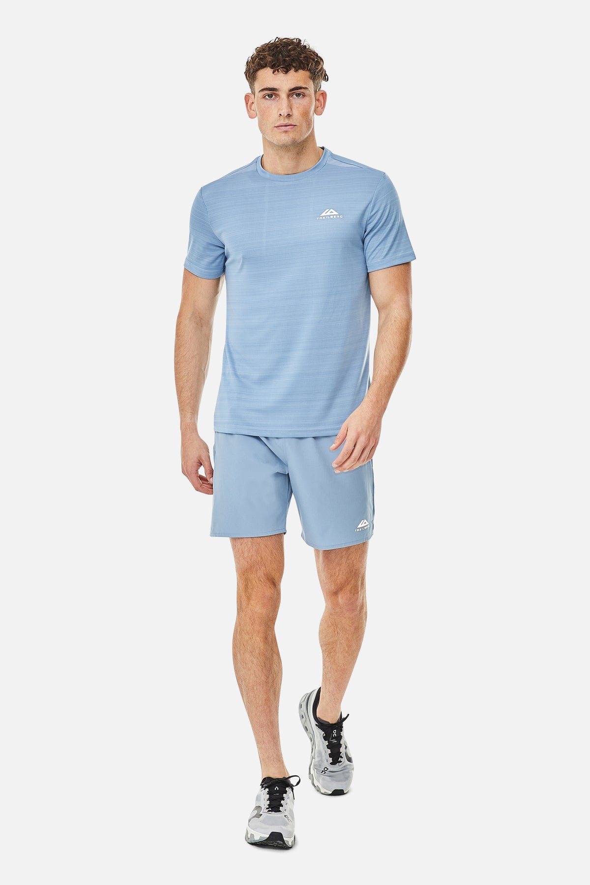 Trailberg Cloud SS25 Tee - Washed Indigo/Frost Blue