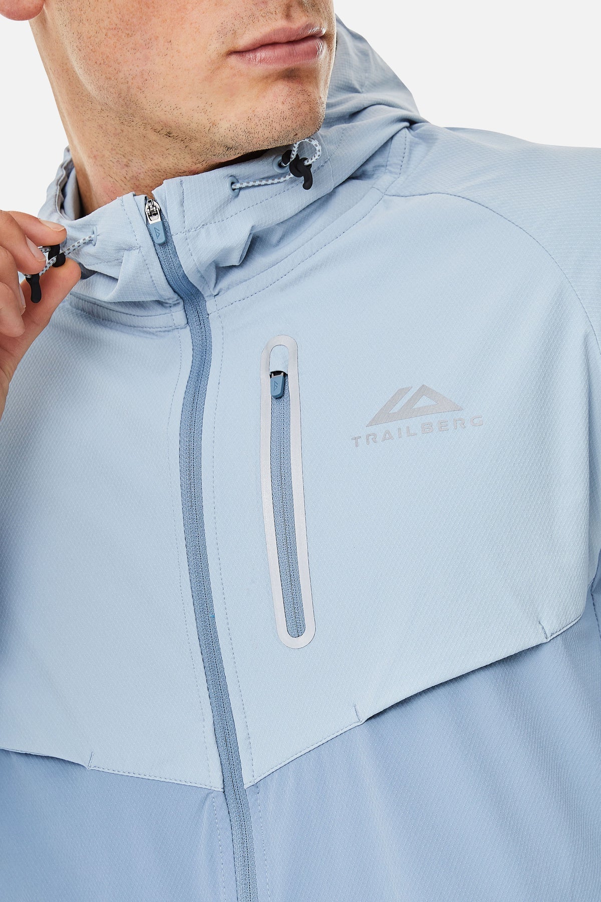 Trailberg Cloud SS25 Hood - Washed Indigo/Frost Blue