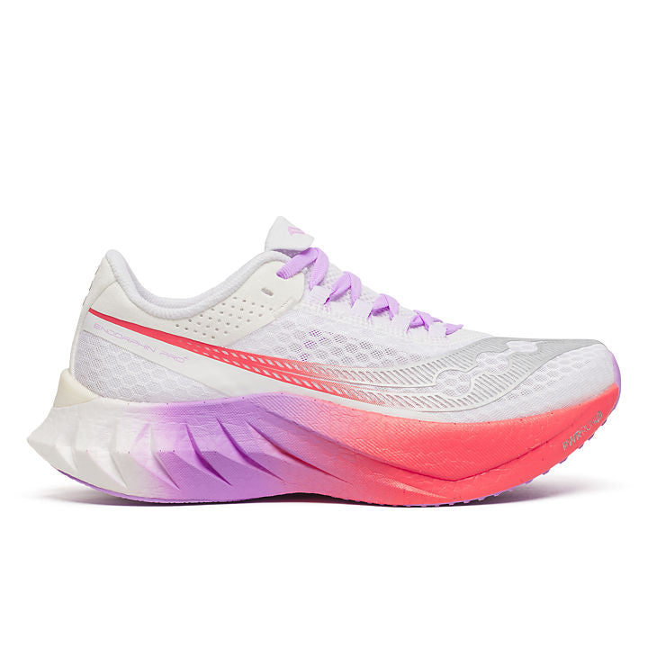 Saucony Women’s Endorphin Pro 4 White/Crocus