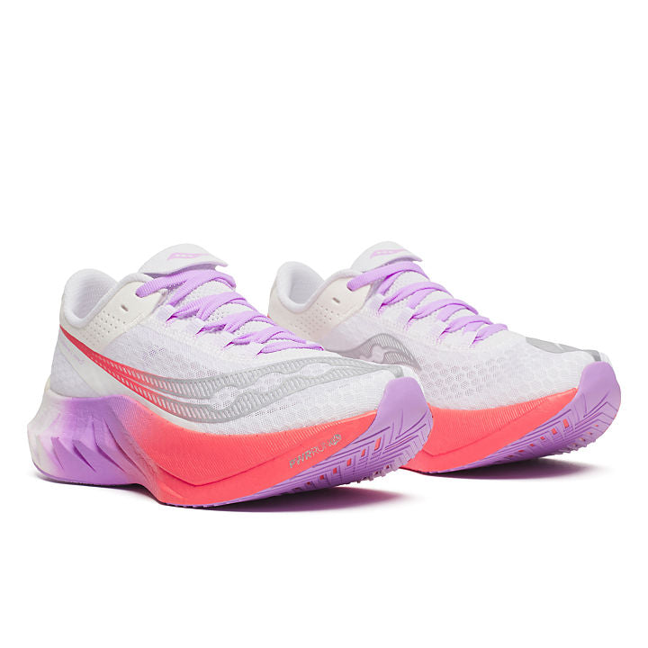 Saucony Women’s Endorphin Pro 4 White/Crocus