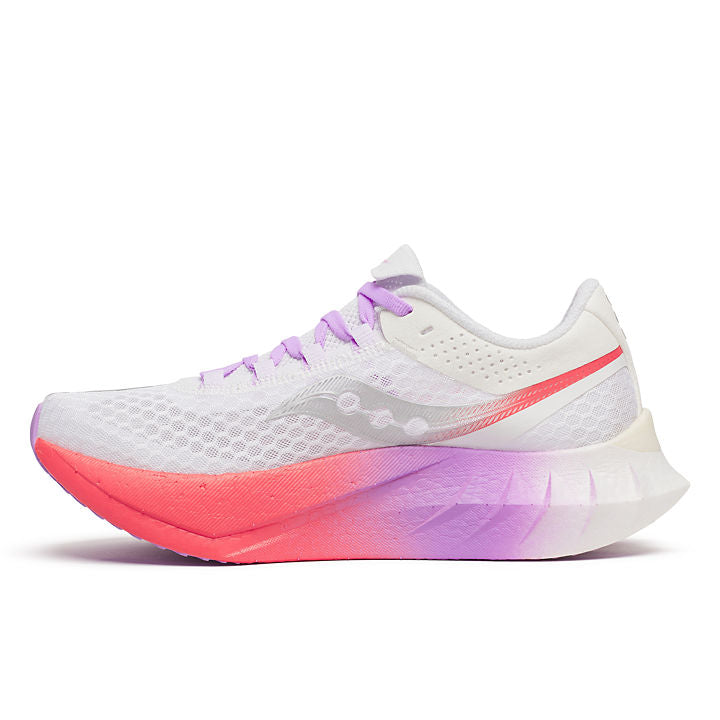 Saucony Women’s Endorphin Pro 4 White/Crocus