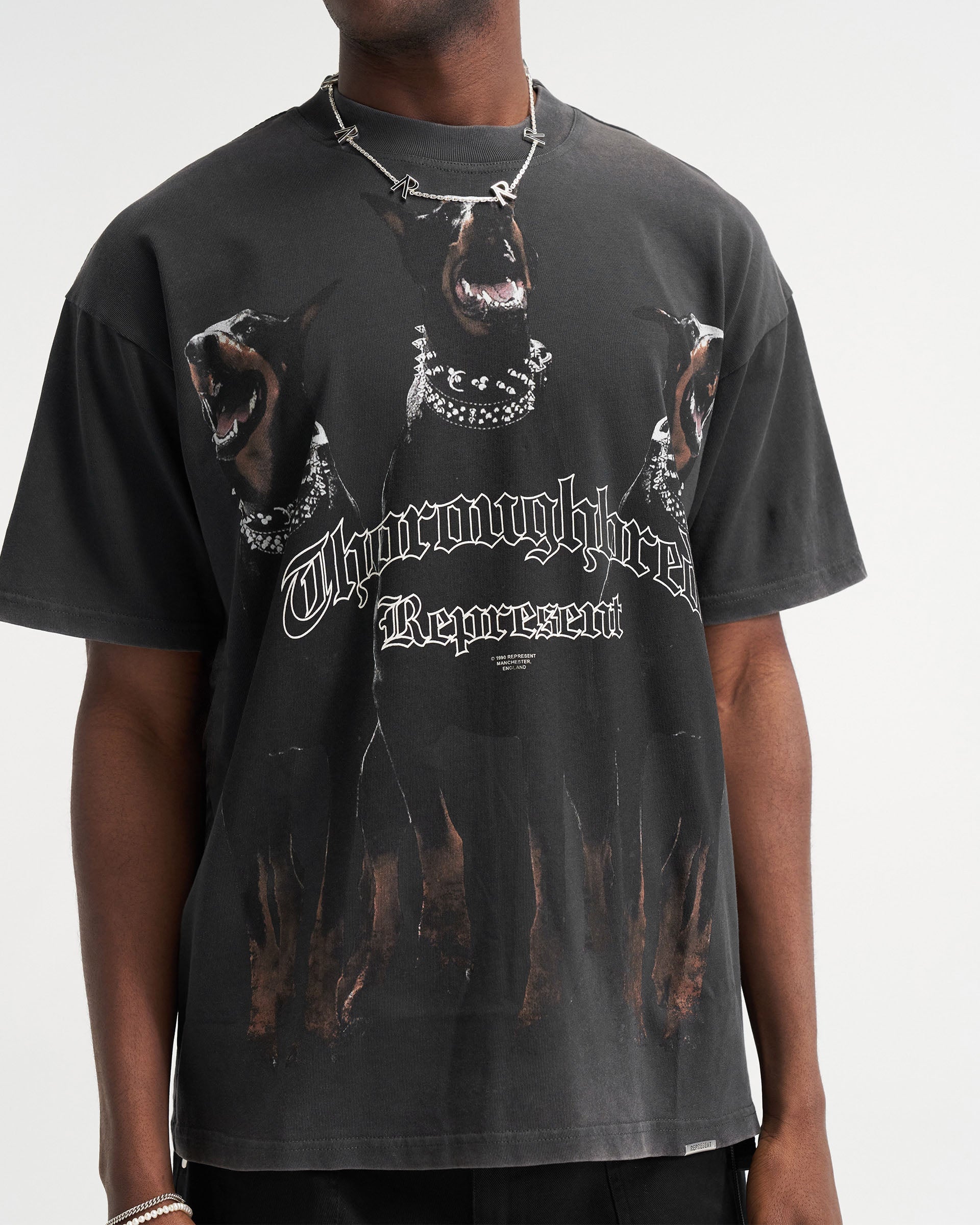 Represent Thoroughbred T-Shirt Vintage Black