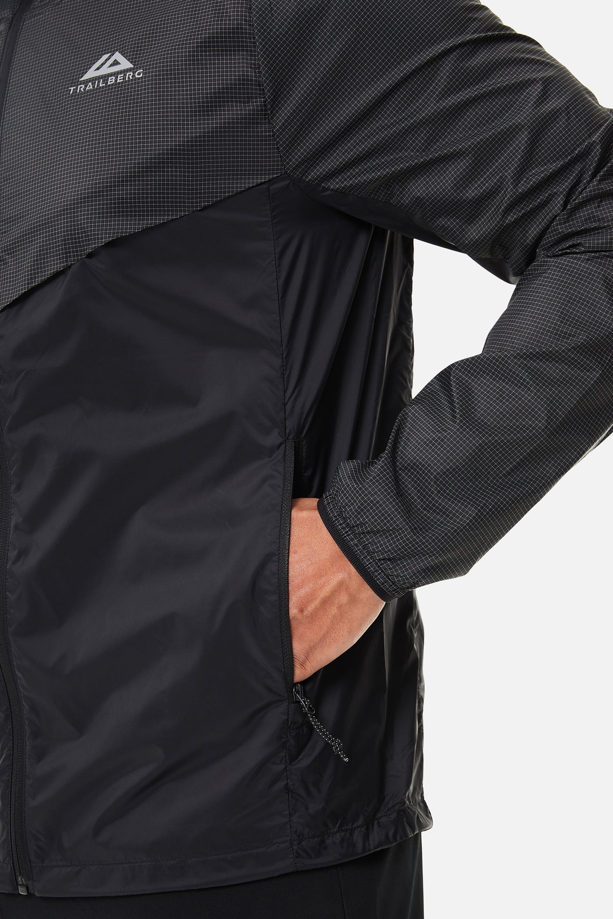 Trailberg Rapid Grid Windbreaker - Black