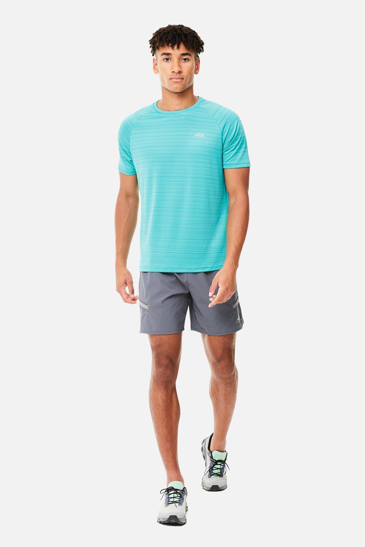 Trailberg Triathlon Tee - Ceramic/Turquoise