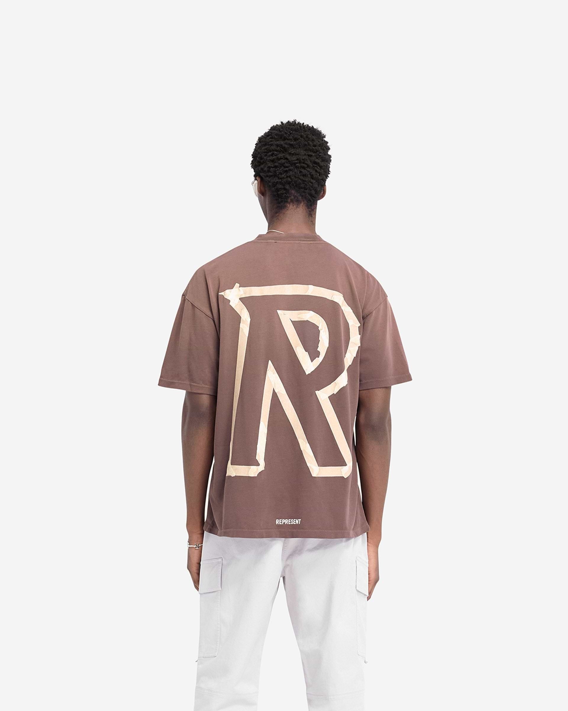 Represent Masking Tape Initial T-Shirt Cedar