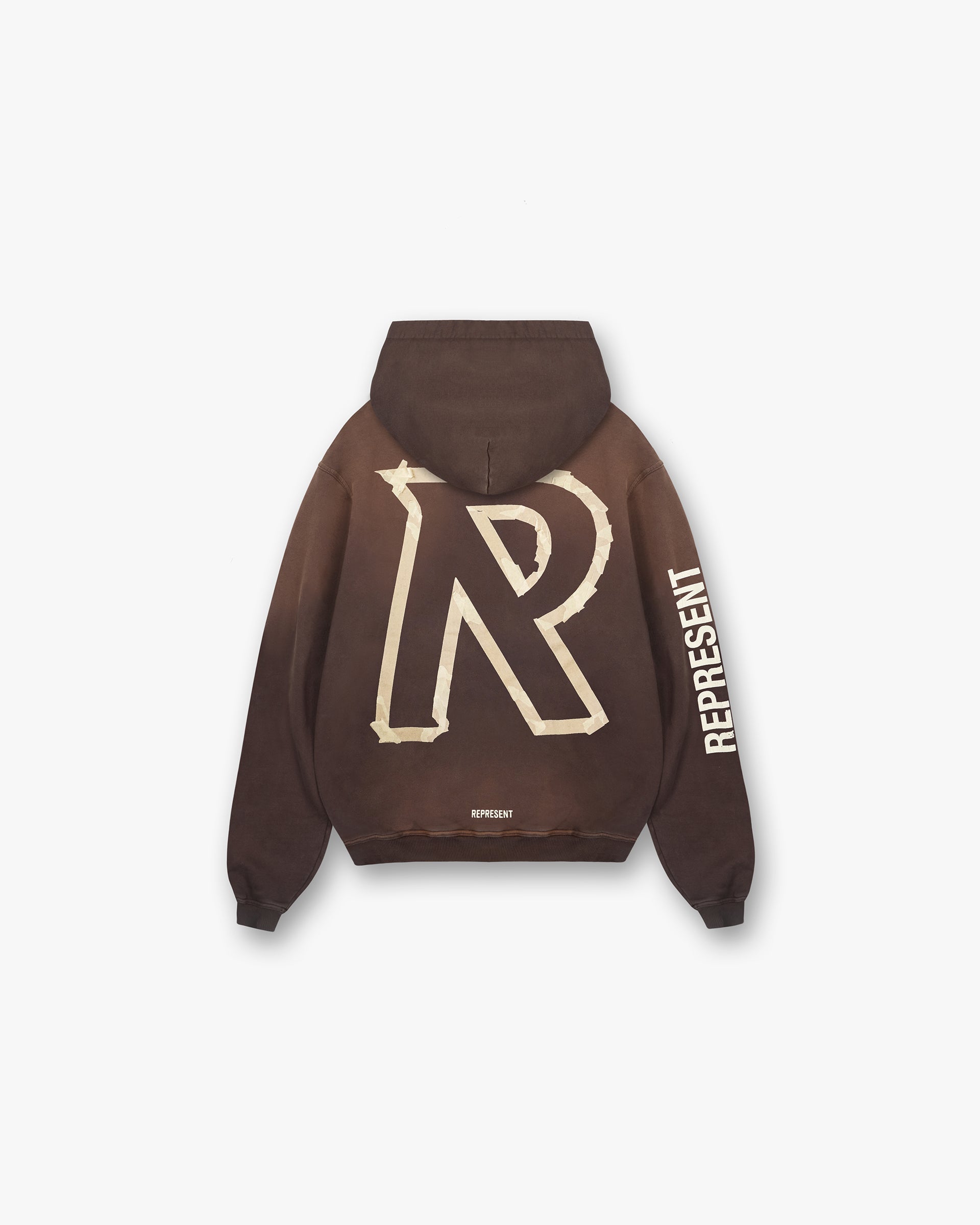 Represent Masking Tape Initial Hoodie Cedar