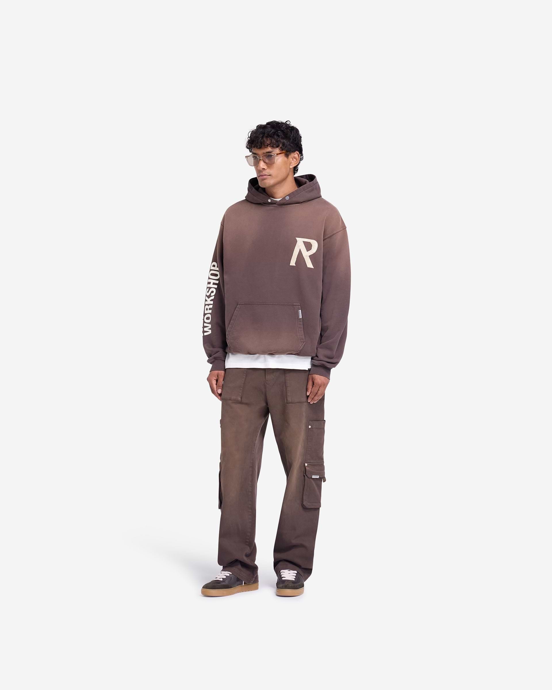 Represent Masking Tape Initial Hoodie Cedar