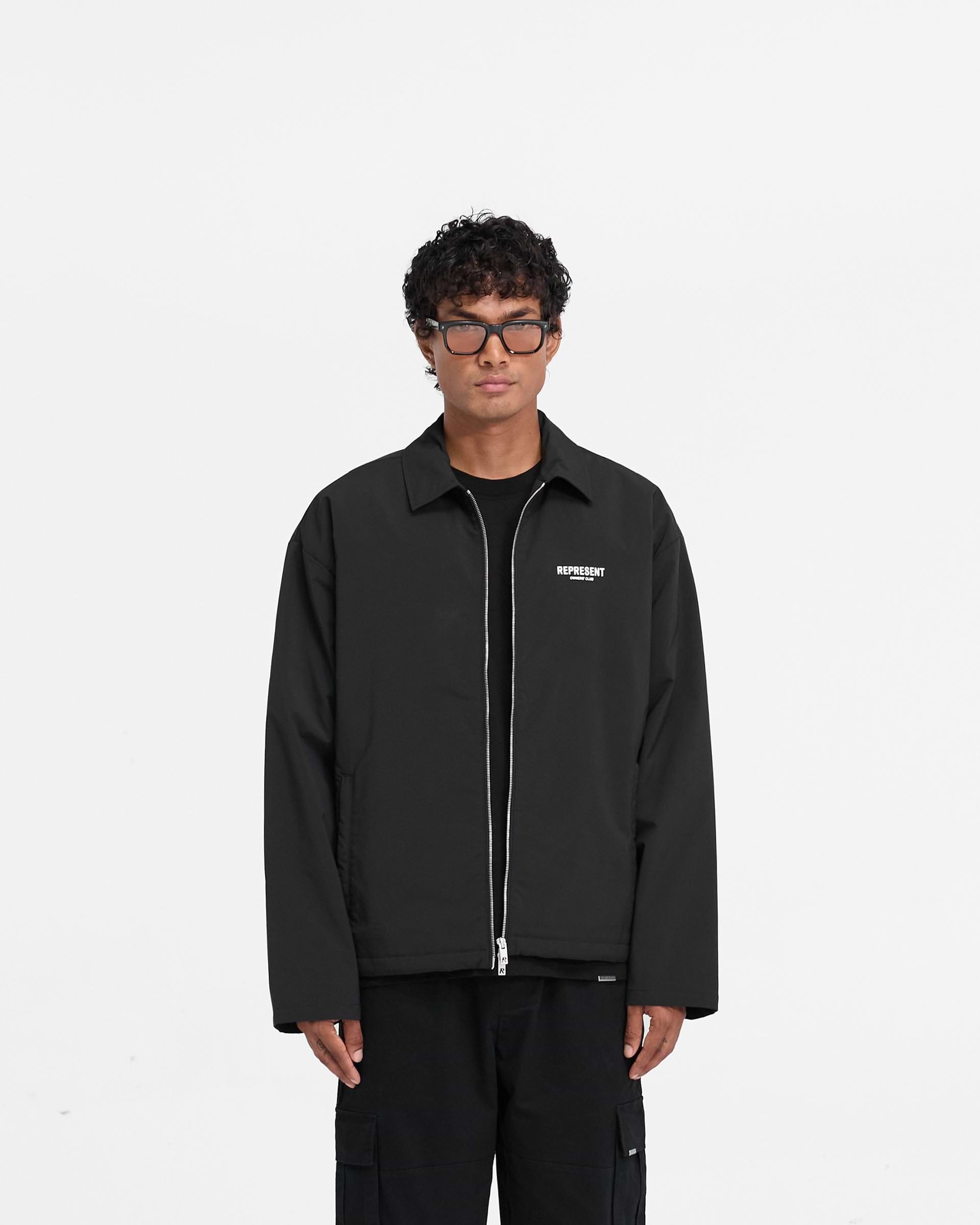Represent Owners Club Coach Jacket Black