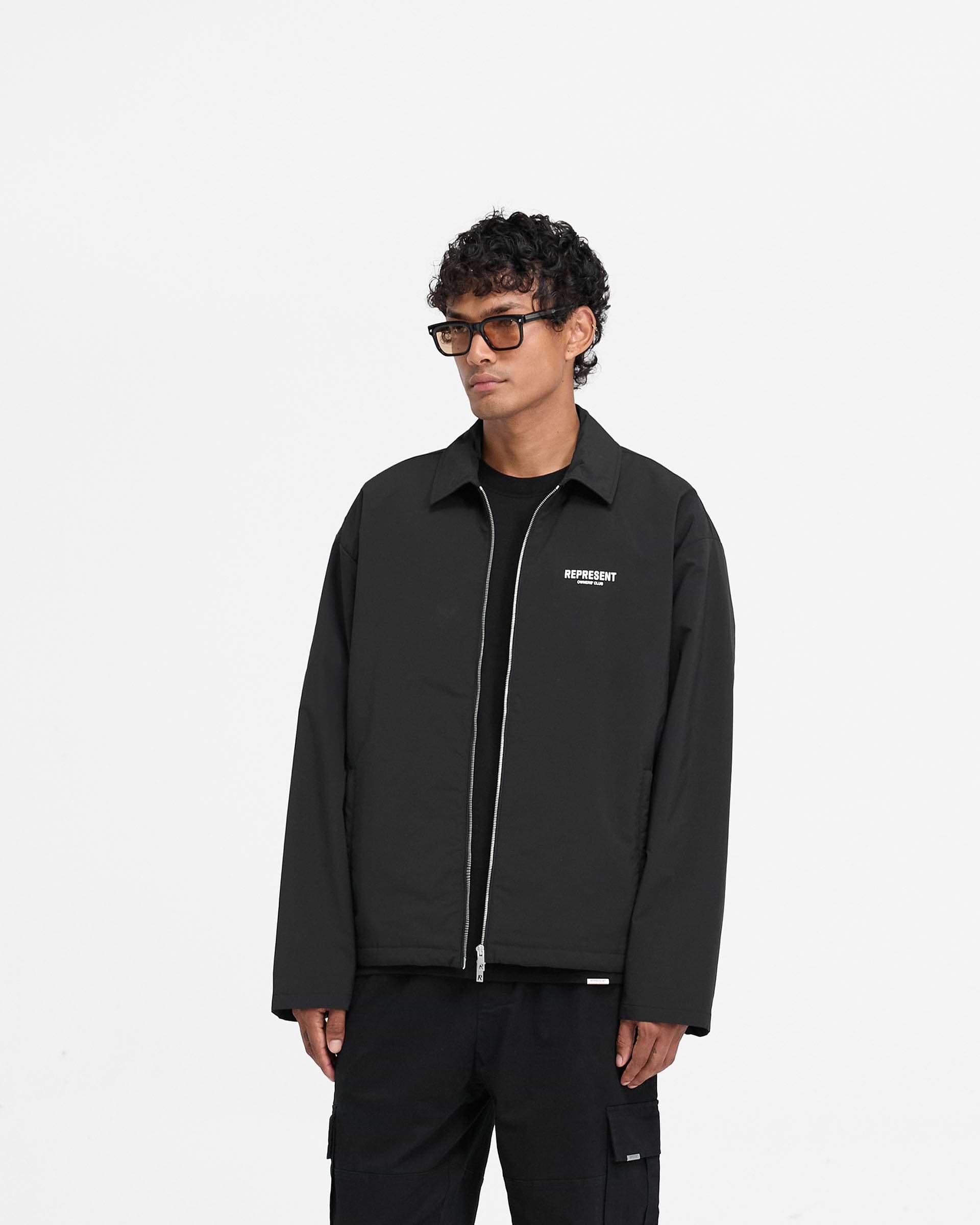 Represent Owners Club Coach Jacket Black