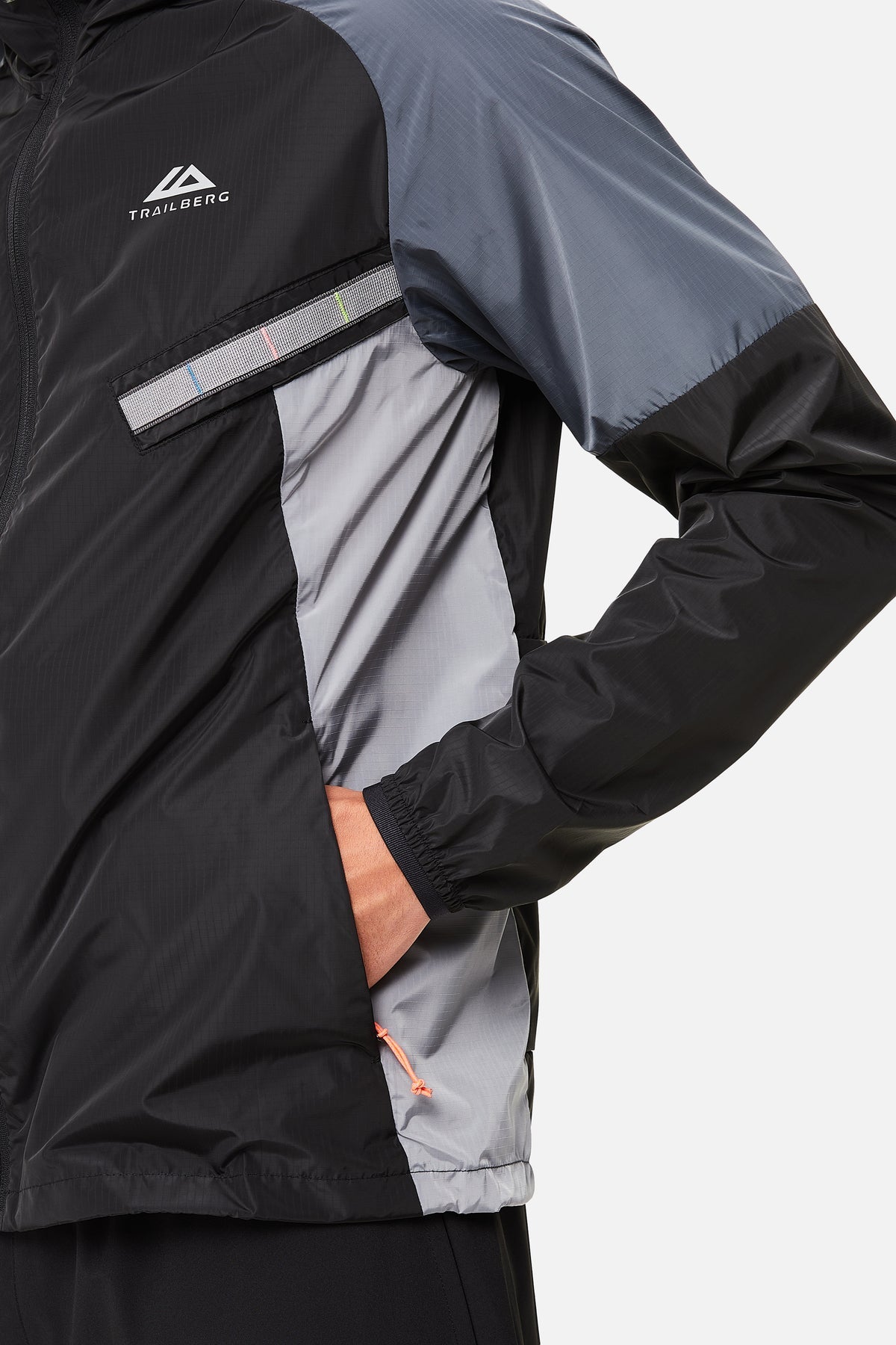Trailberg Triathlon 3.0 Windbreaker - Black/Grey