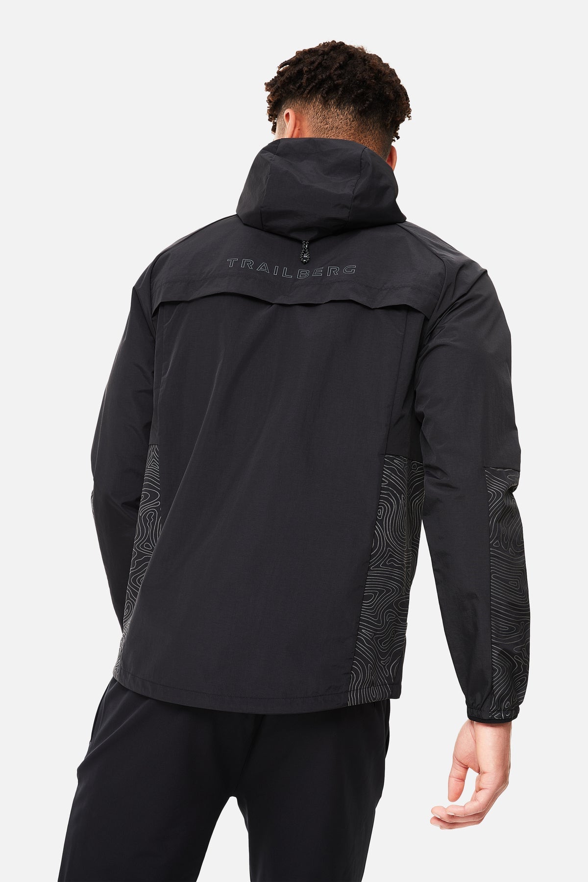 Trailberg Geo Windbreaker - Black