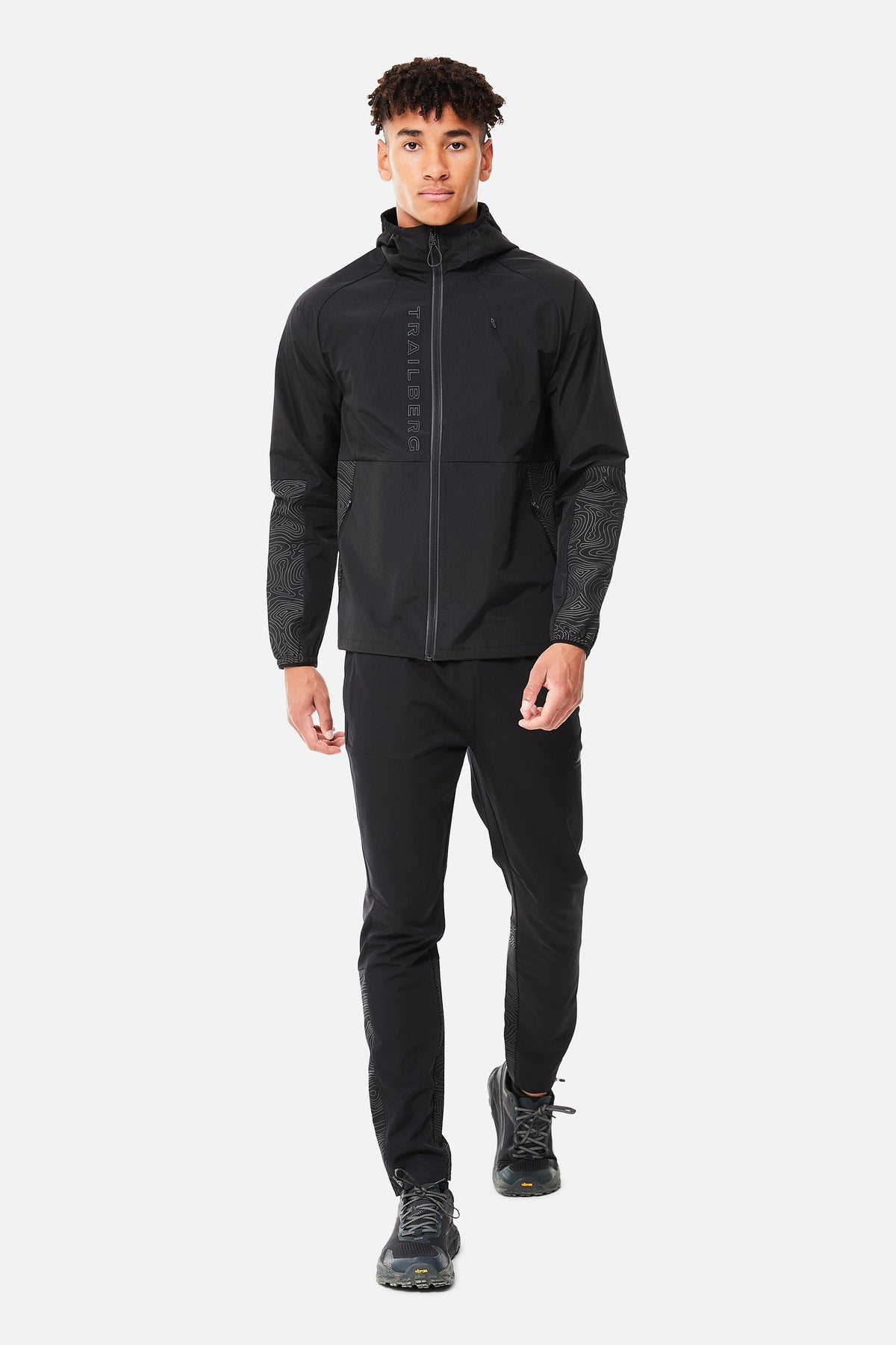 Trailberg Geo Windbreaker - Black