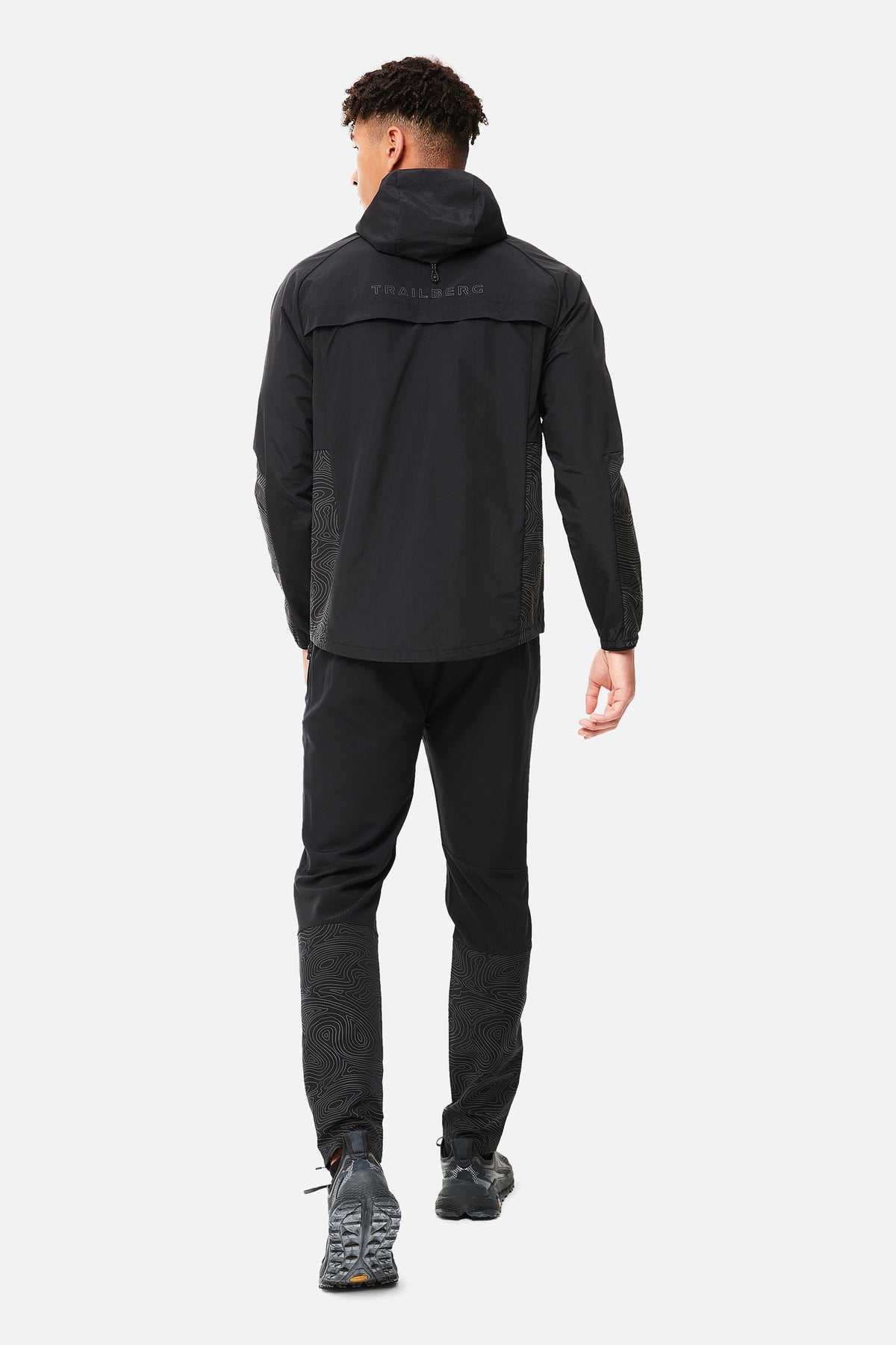 Trailberg Geo Windbreaker - Black